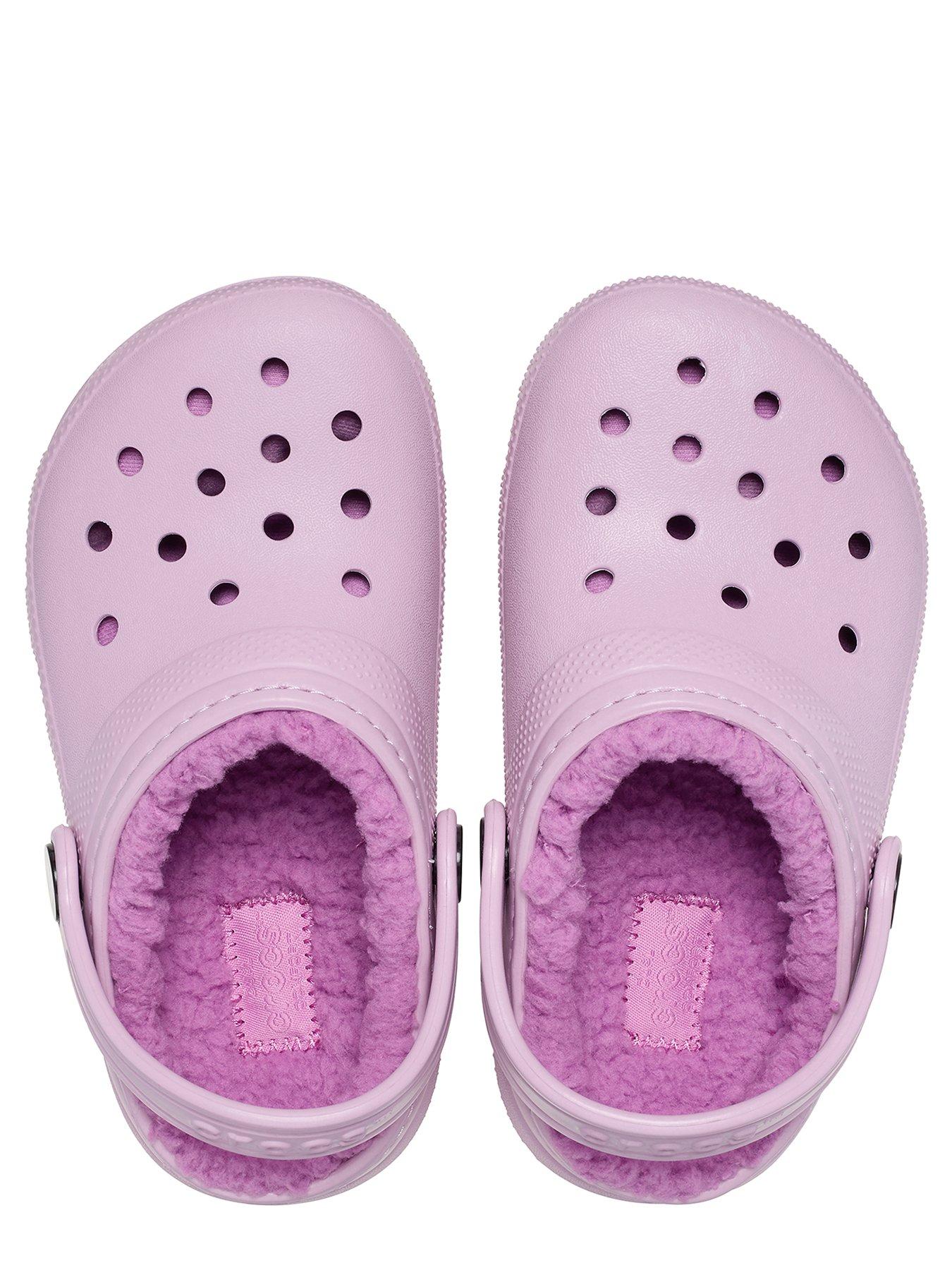 Crocs Classic Lined Clog T - Purple | Very