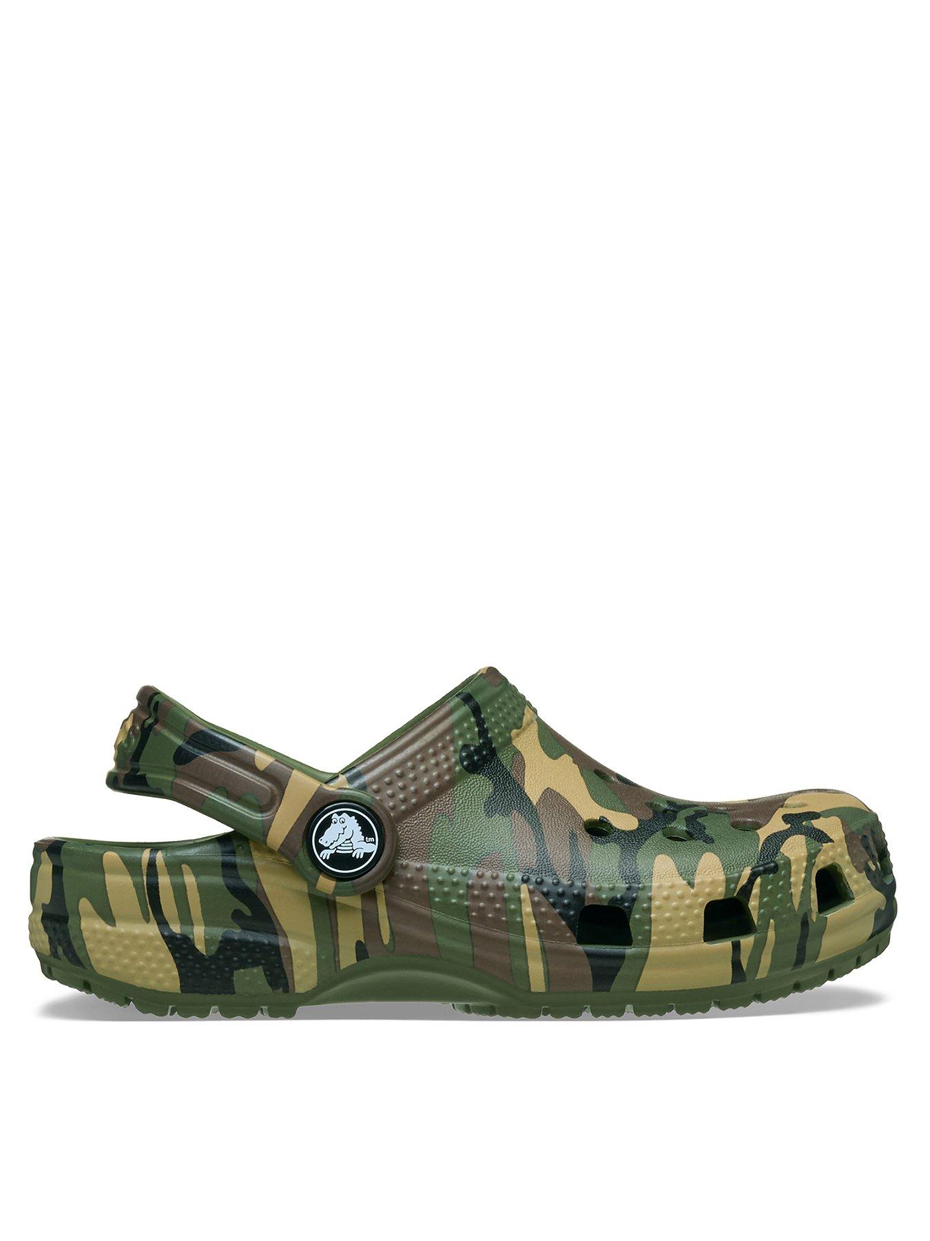 Image 1 of 6 of Crocs Toddler Classic Camouflage Clog - Green
