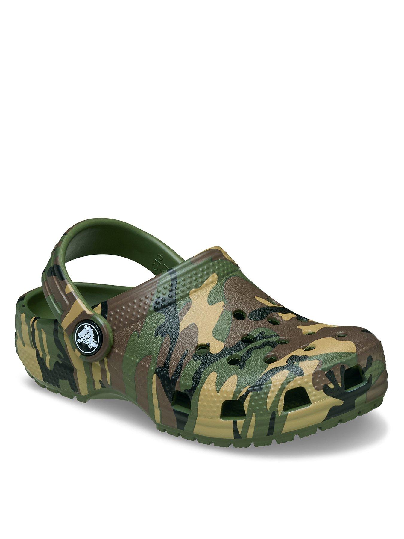 Image 2 of 6 of Crocs Toddler Classic Camouflage Clog - Green