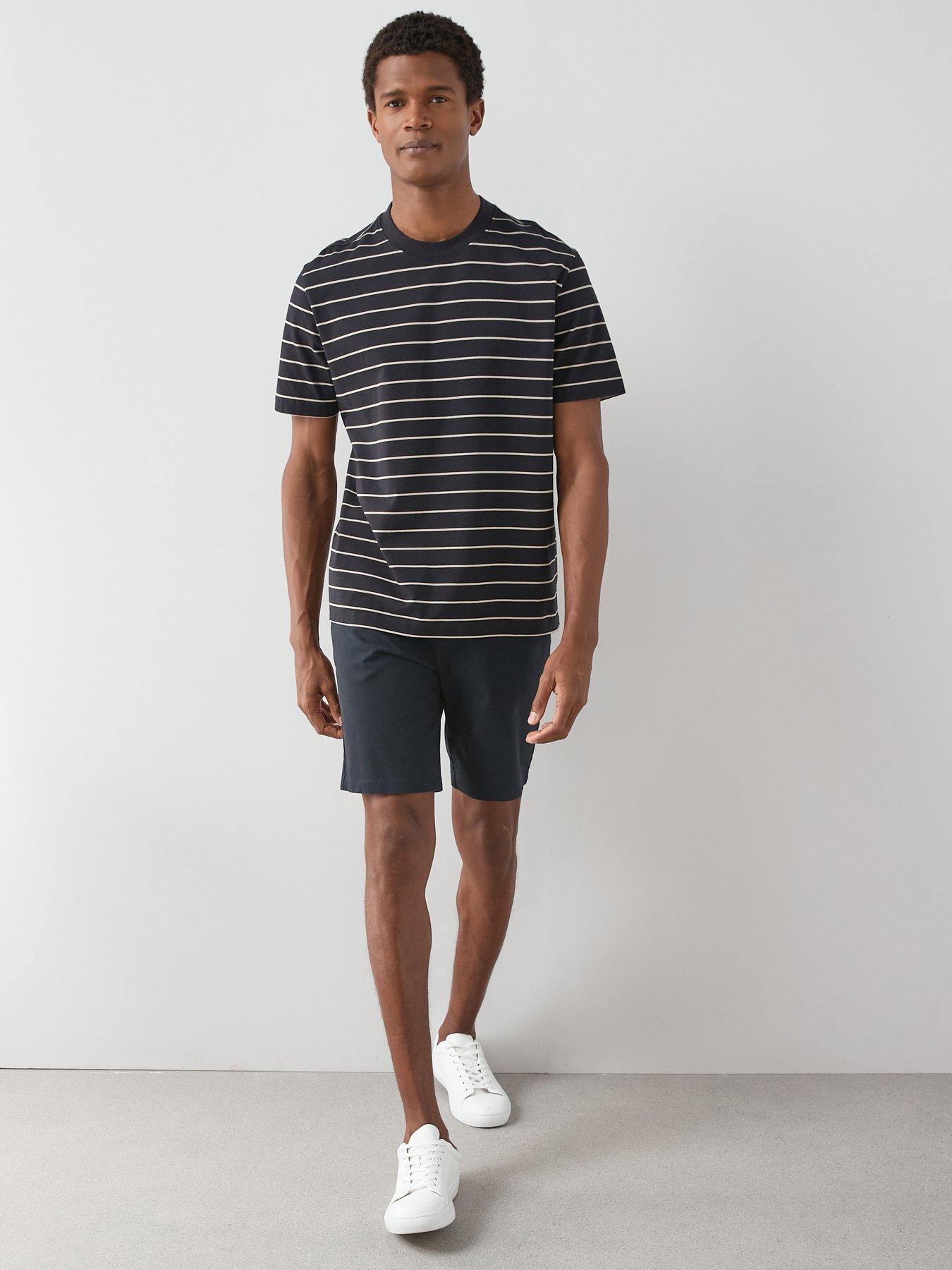 Image 4 of 7 of The Very Collection 2 Pack Cotton Rich Chino Shorts - Navy/Stone