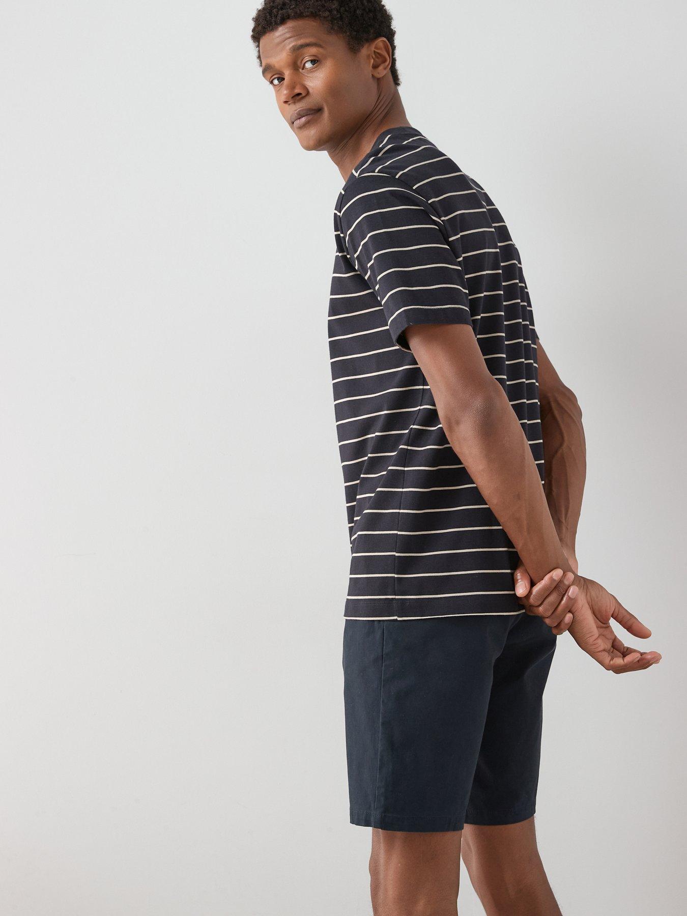 Image 5 of 7 of The Very Collection 2 Pack Cotton Rich Chino Shorts - Navy/Stone