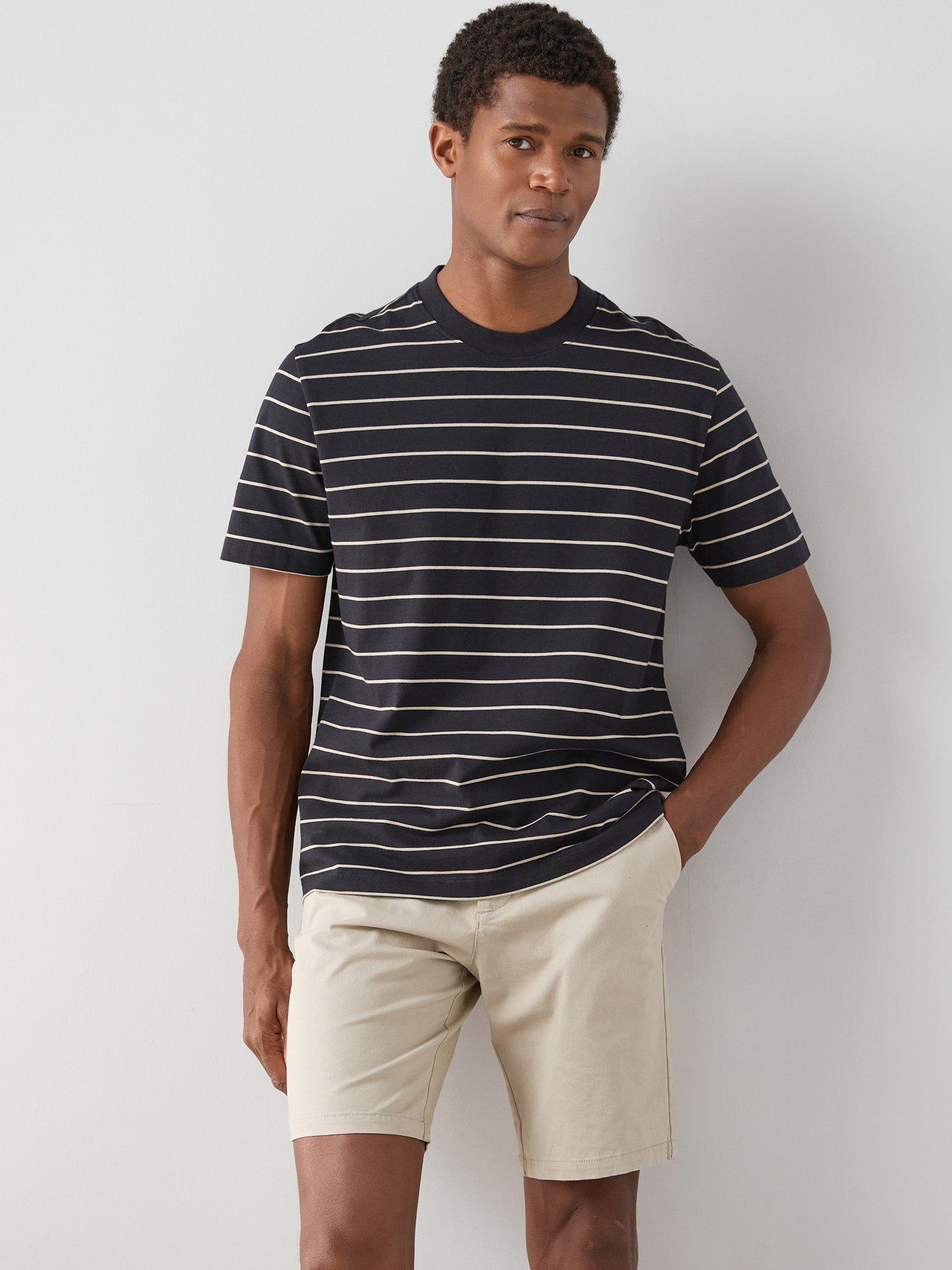 Image 6 of 7 of The Very Collection 2 Pack Cotton Rich Chino Shorts - Navy/Stone