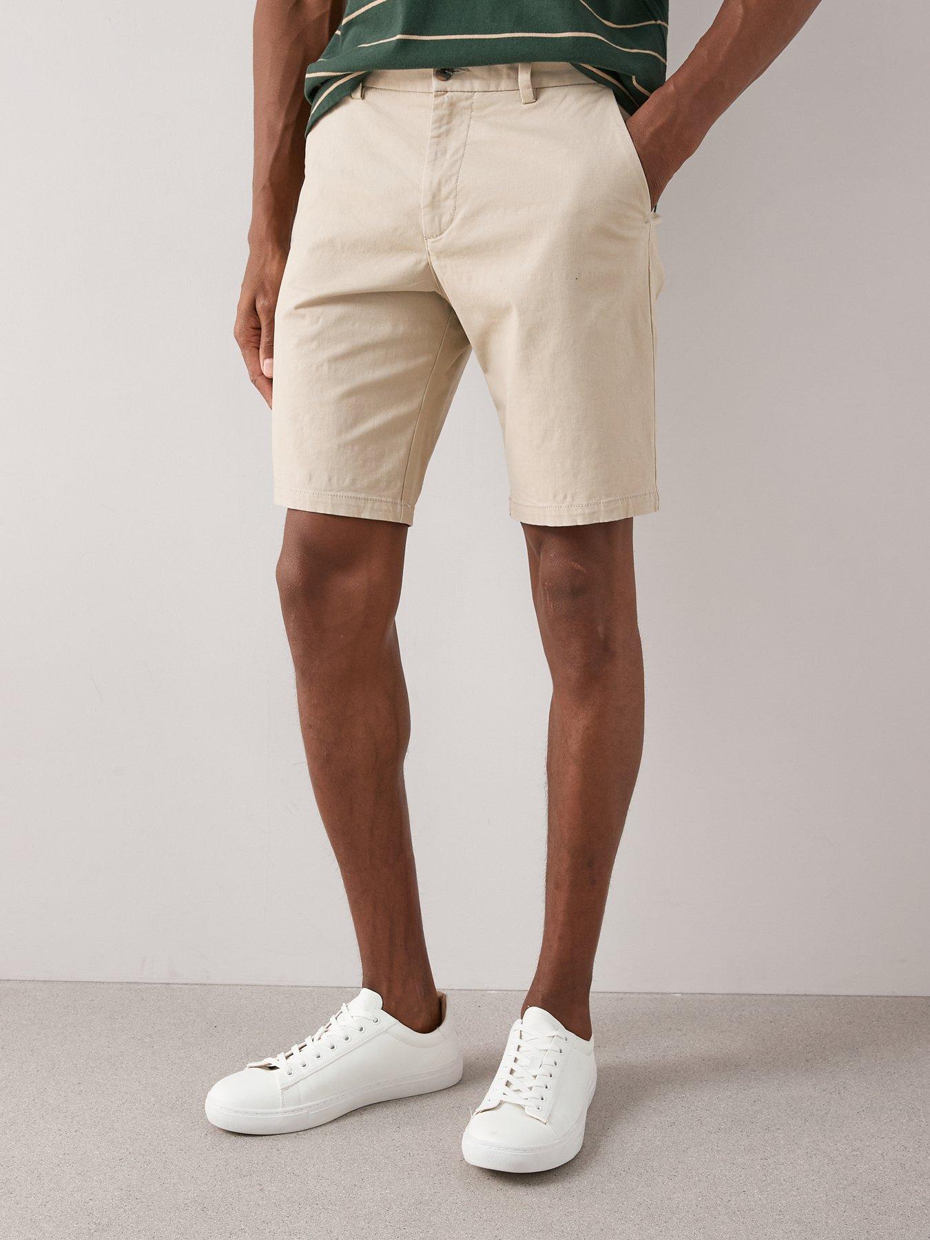 Image 2 of 7 of The Very Collection 2 Pack Cotton Rich Chino Shorts - Black/Stone