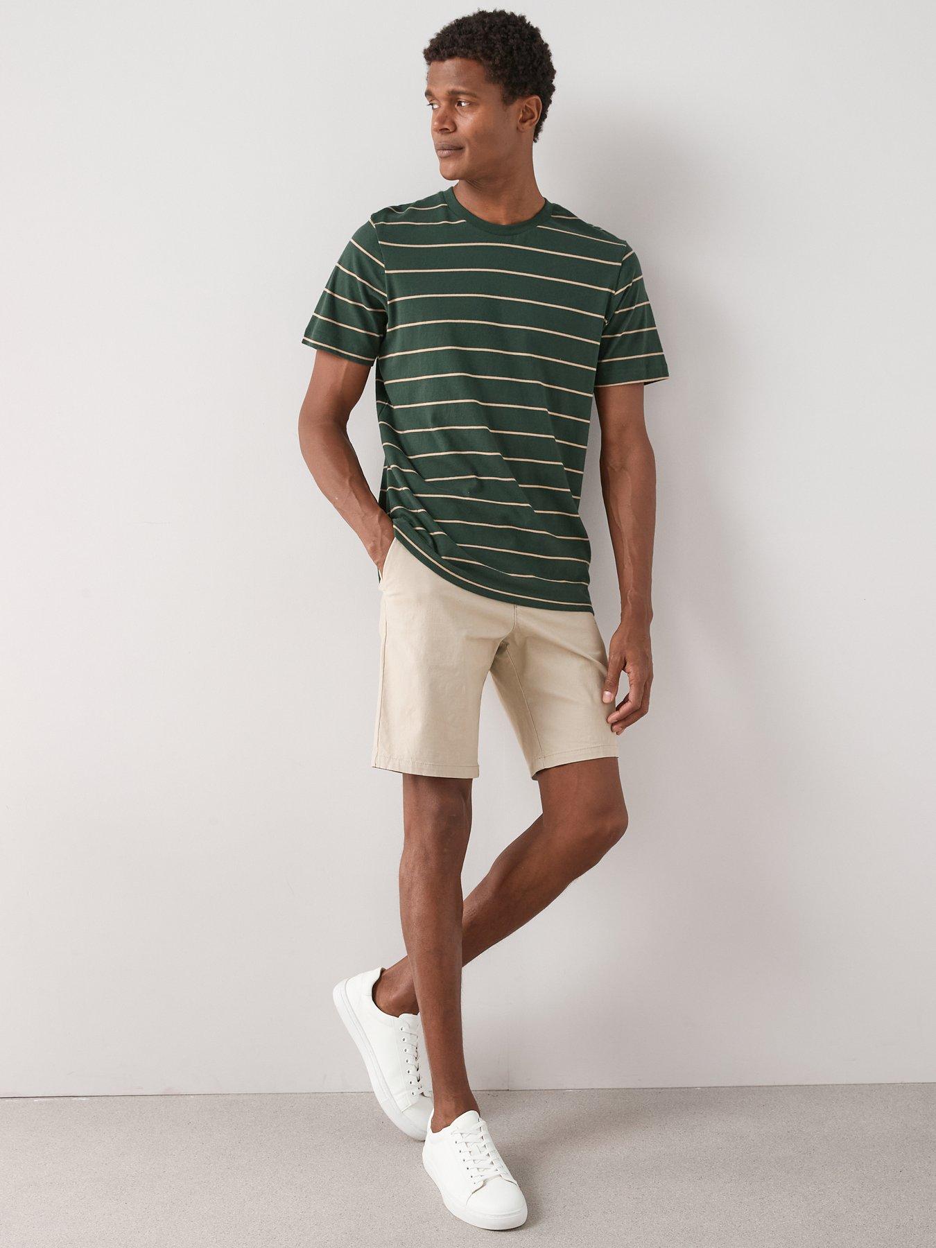 Image 4 of 7 of The Very Collection 2 Pack Cotton Rich Chino Shorts - Black/Stone