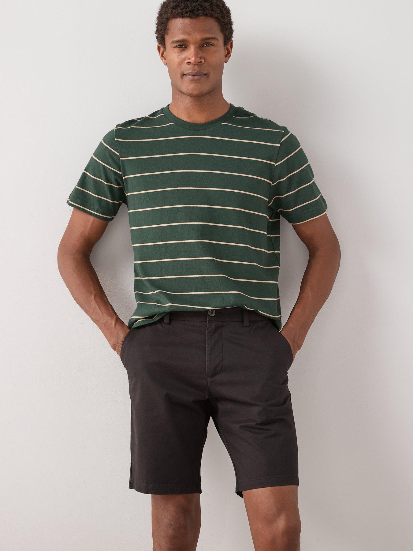 Image 5 of 7 of The Very Collection 2 Pack Cotton Rich Chino Shorts - Black/Stone