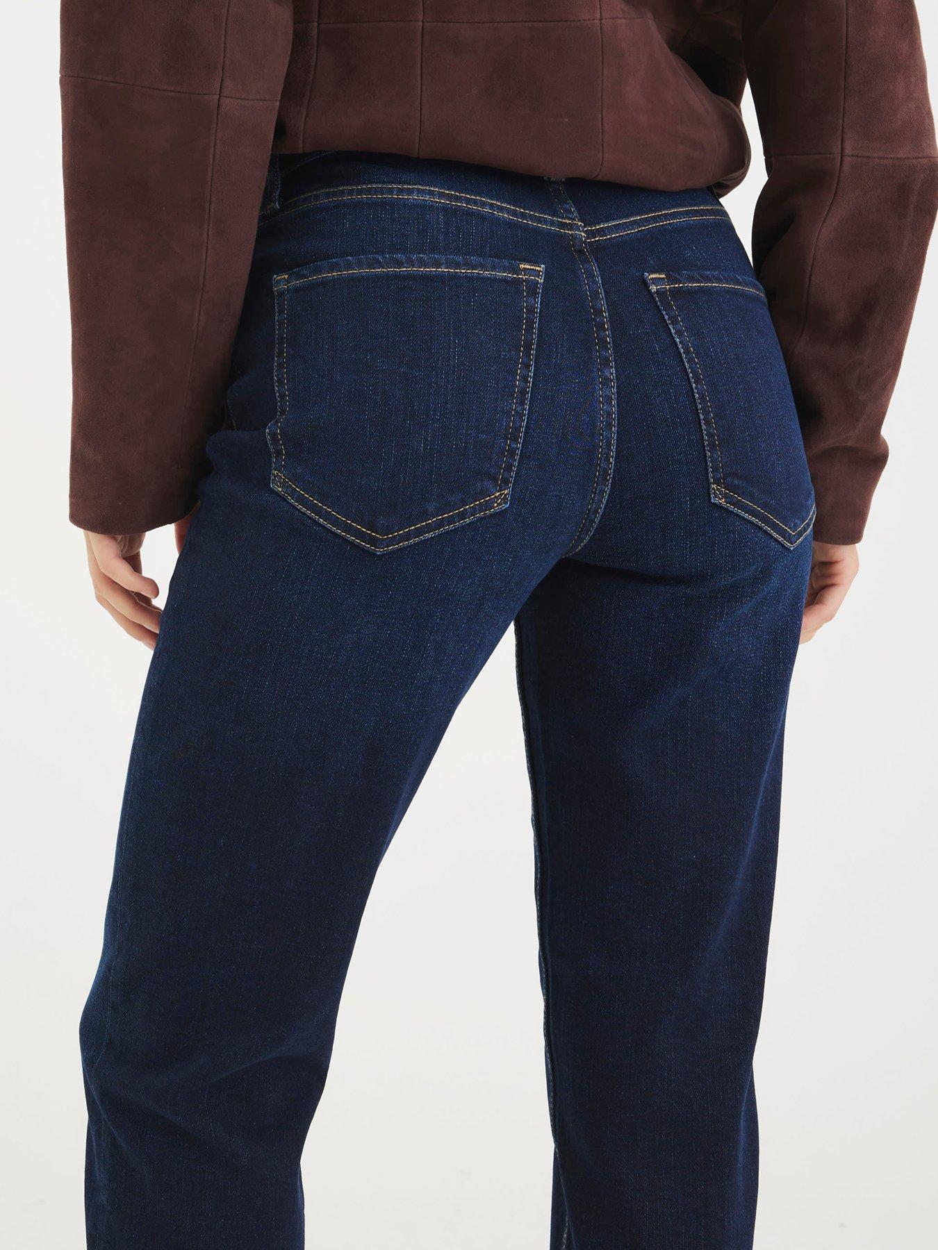 Image 2 of 4 of River Island High Rise Ankle Slim Gemini Jeans - Blue