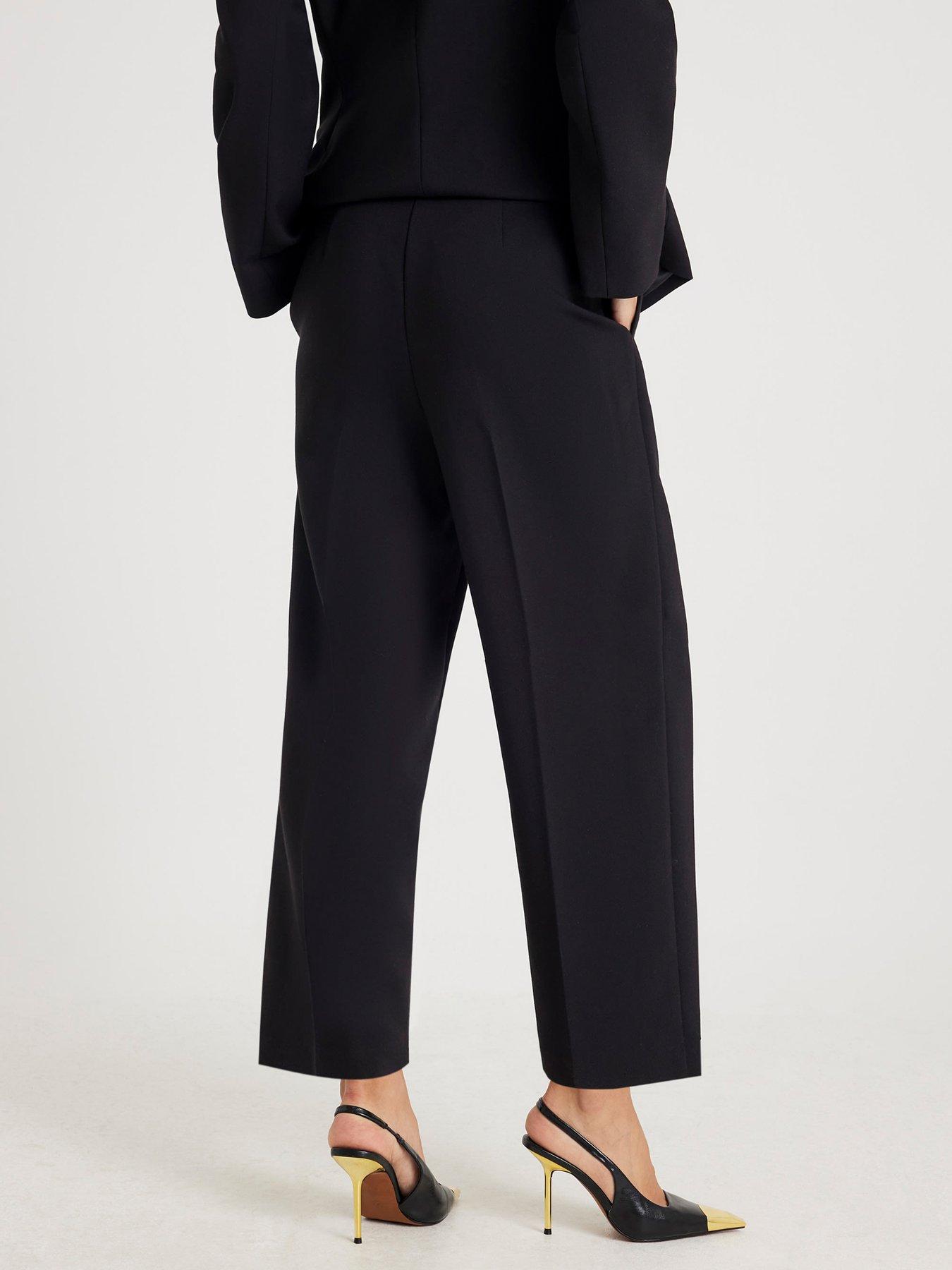 Image 2 of 6 of River Island Straight Leg Trouser - Black