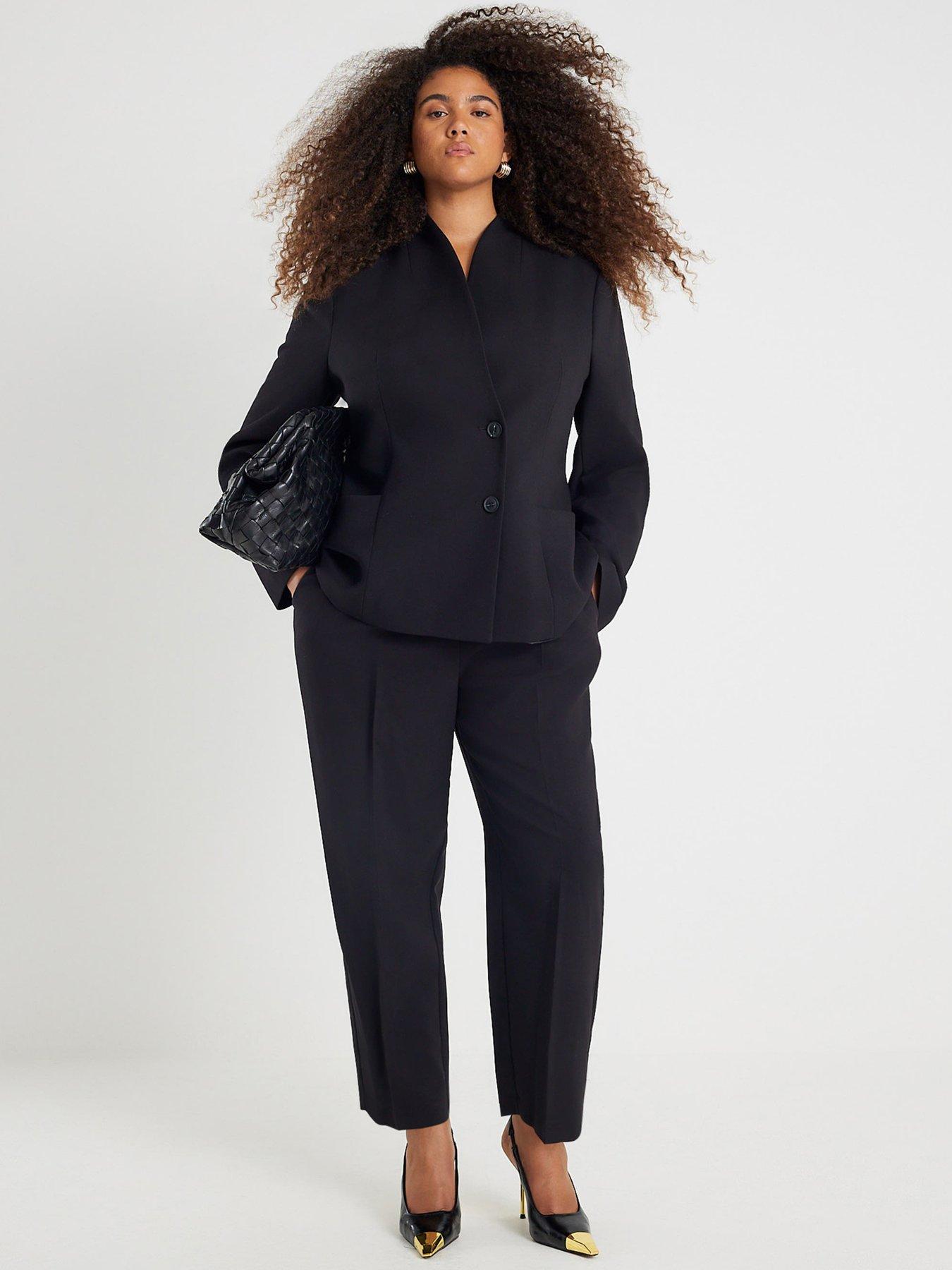Image 5 of 6 of River Island Straight Leg Trouser - Black