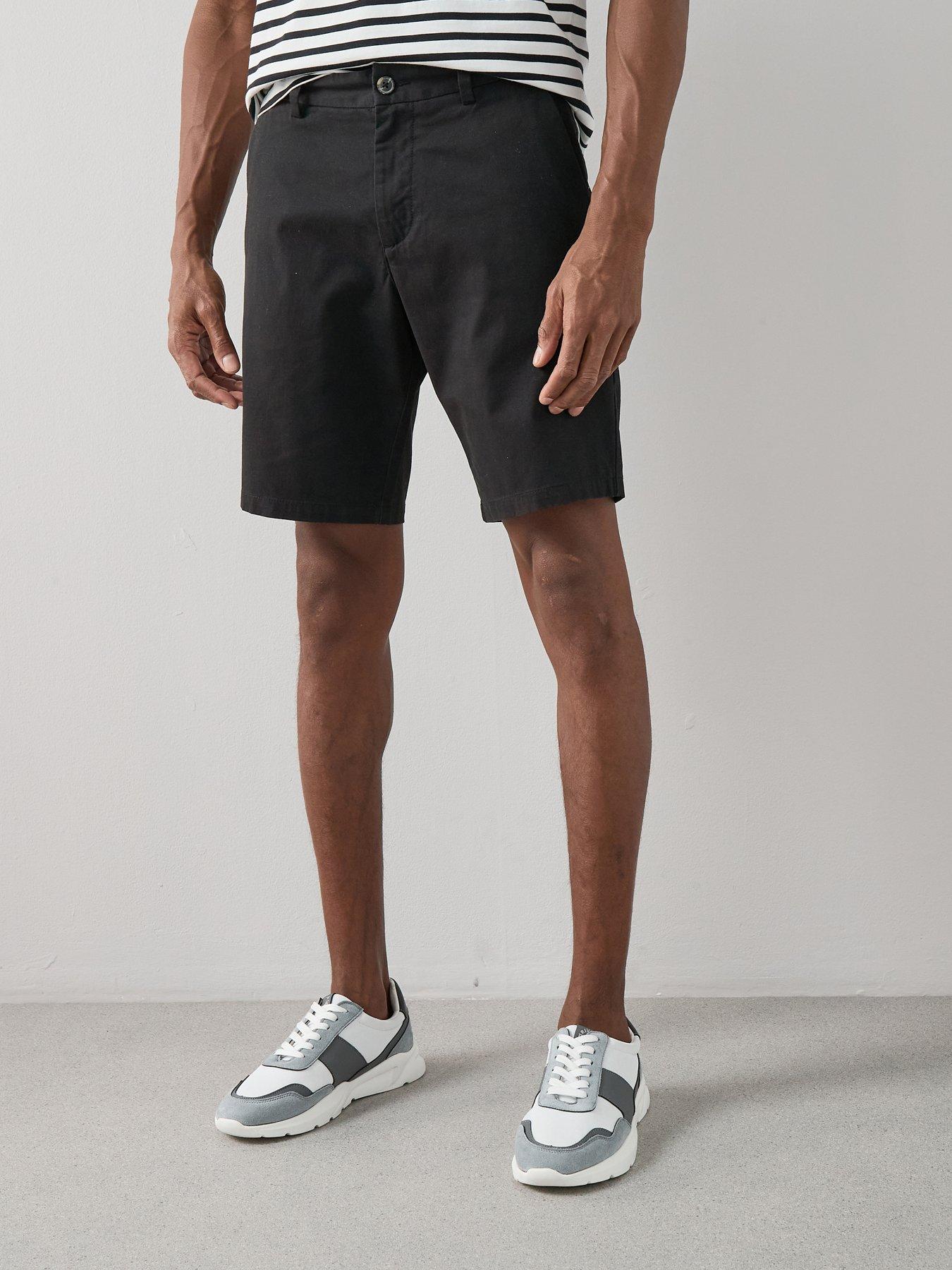 Image 2 of 7 of The Very Collection 2 Pack Cotton Rich Chino Shorts - Charcoal/Black