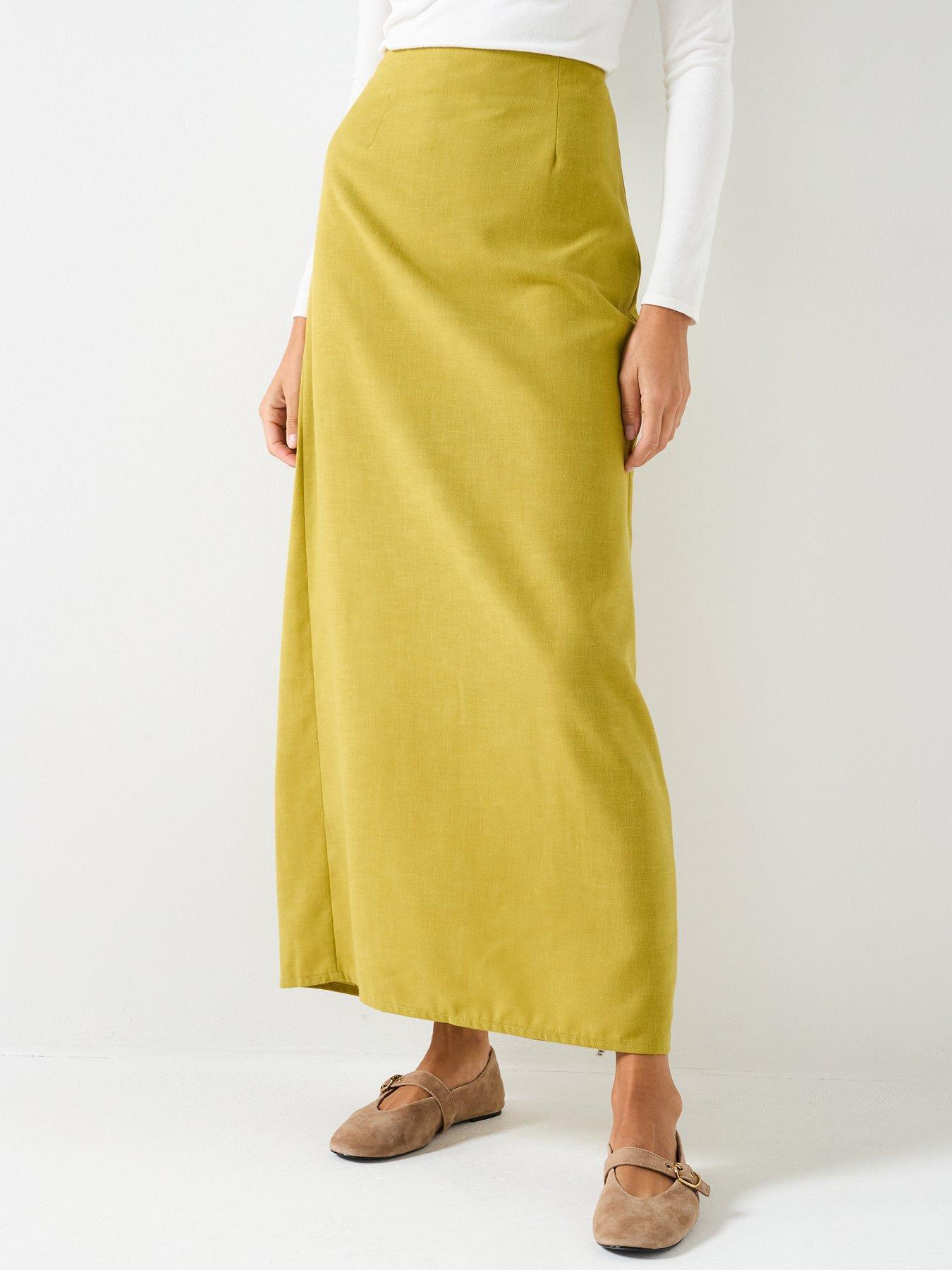 Vero Moda Josie High Waisted Skirt - Green