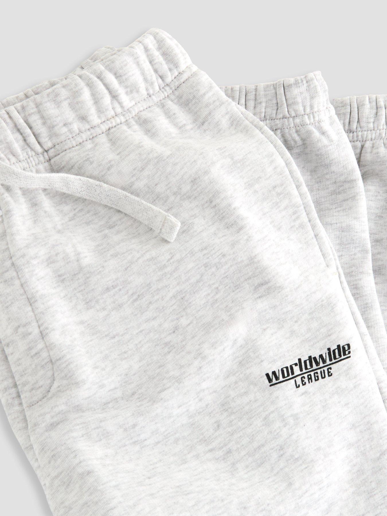 Image 4 of 4 of The Very Collection Boys Cuffed Leg Sweat Joggers - Grey