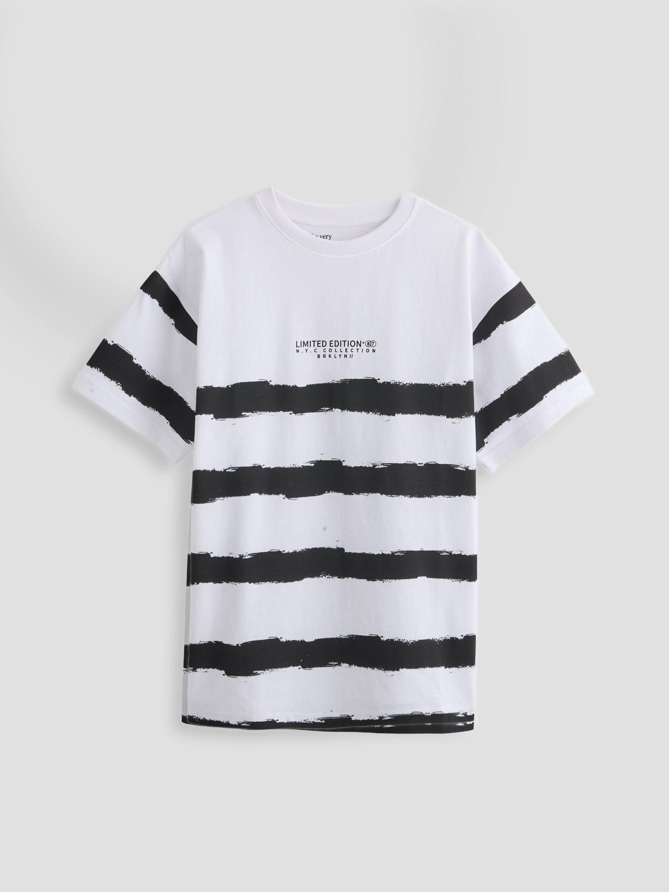 Image 6 of 6 of The Very Collection Boys Tie Dye Stripe T-Shirt - Multi
