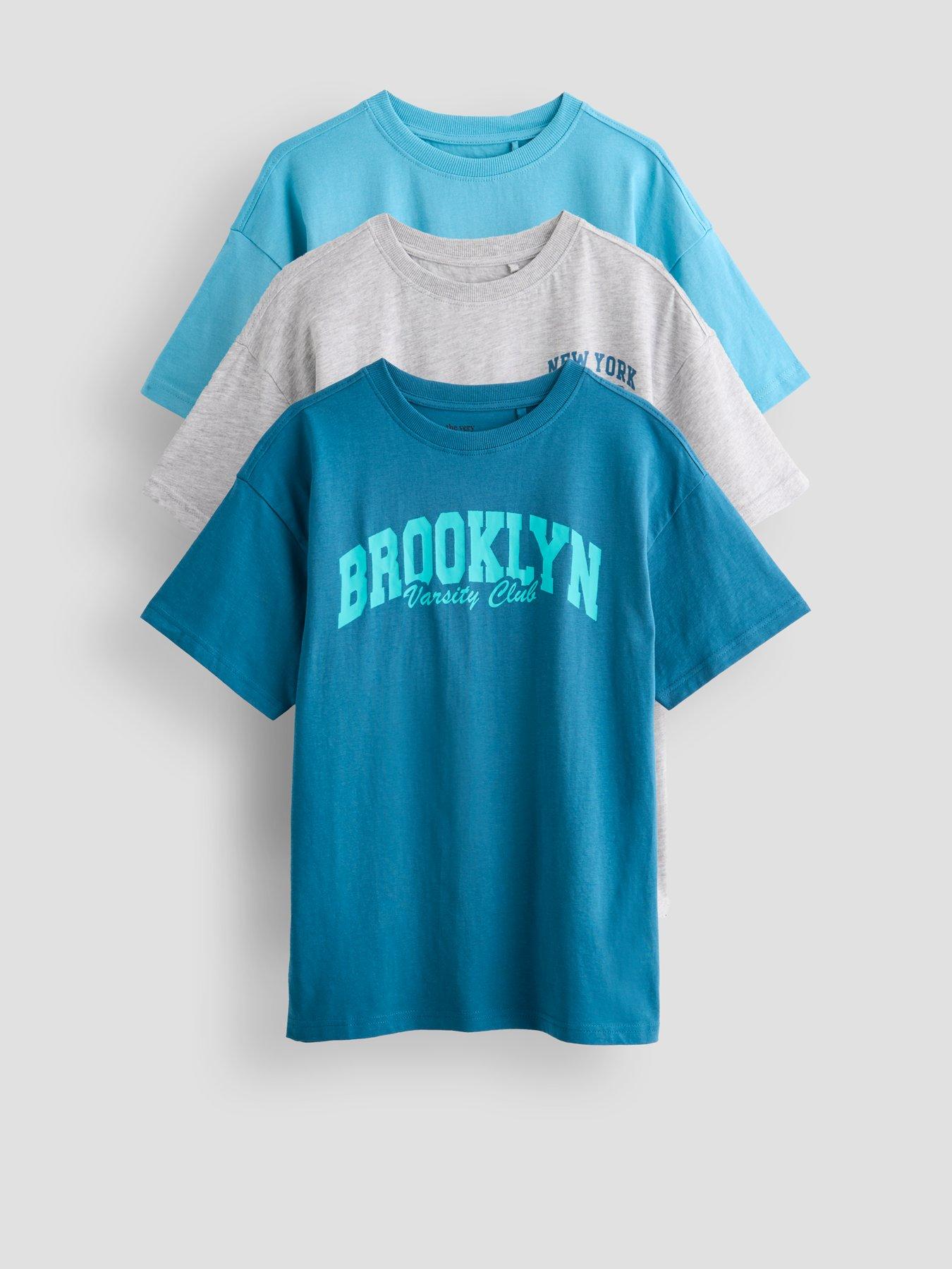 The Very Collection: Boys 3 Pack Brooklyn T-shirt - Multi