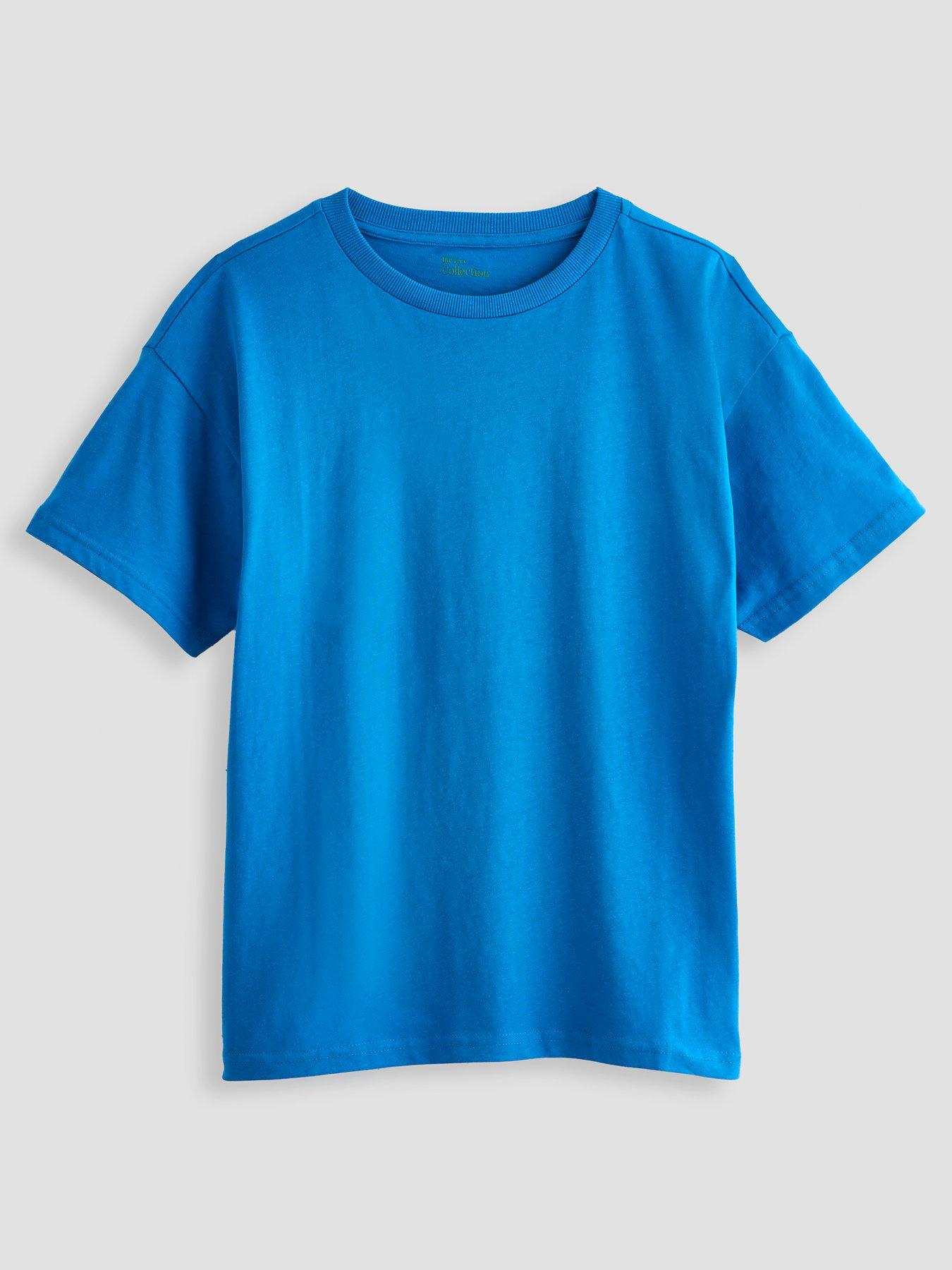 Image 2 of 5 of The Very Collection Boys 5 Pack Plain T-shirt - Multi