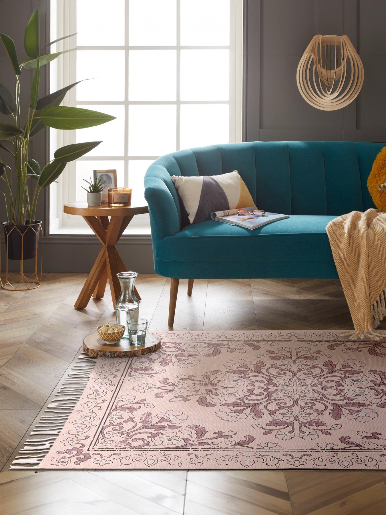 Esselle Kew Antique Printed Mauve Rug 160X230Cm