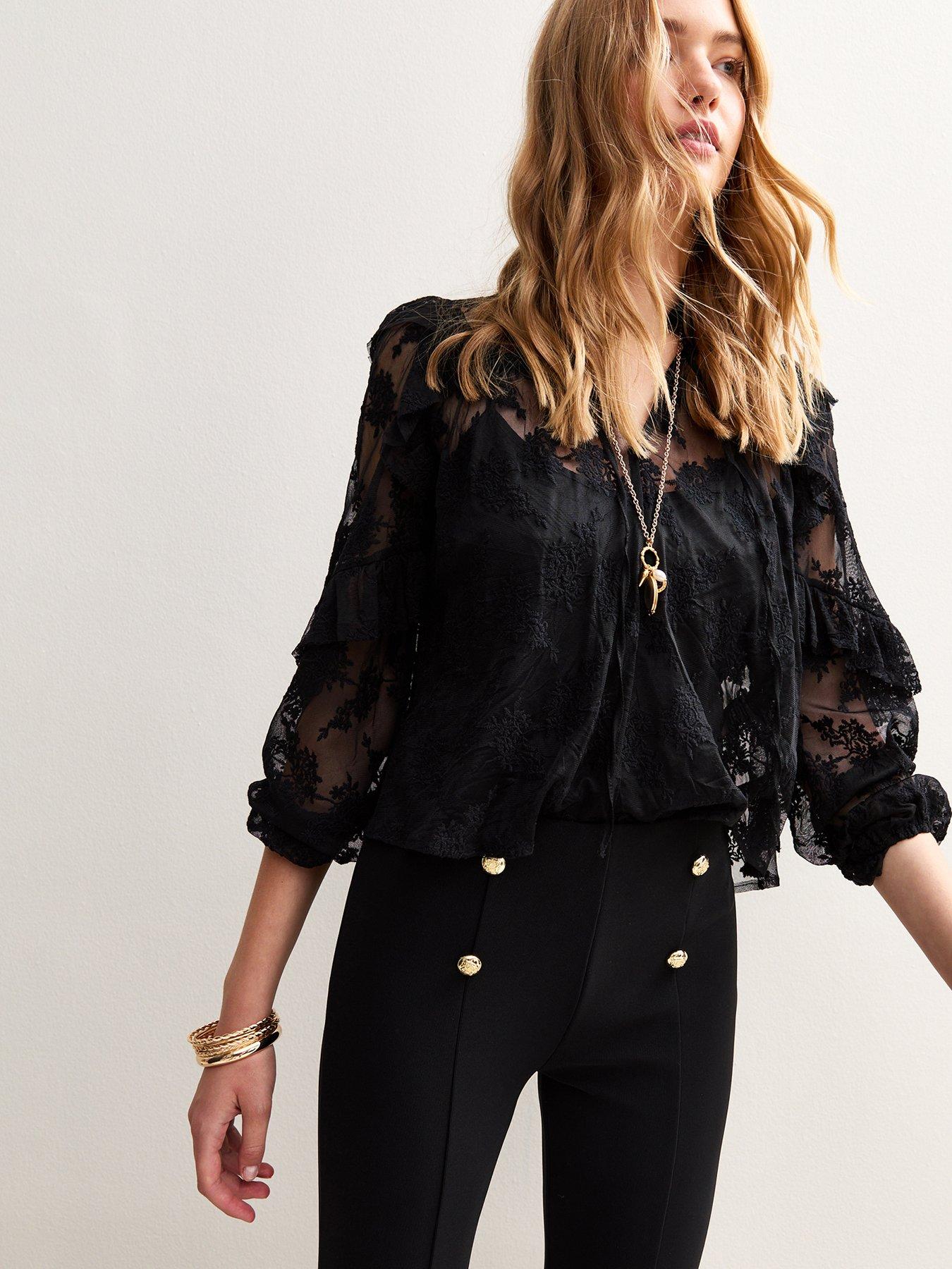 Lipsy REGULAR FIT - SEQUIN - Pantaloni - bronze/dorato