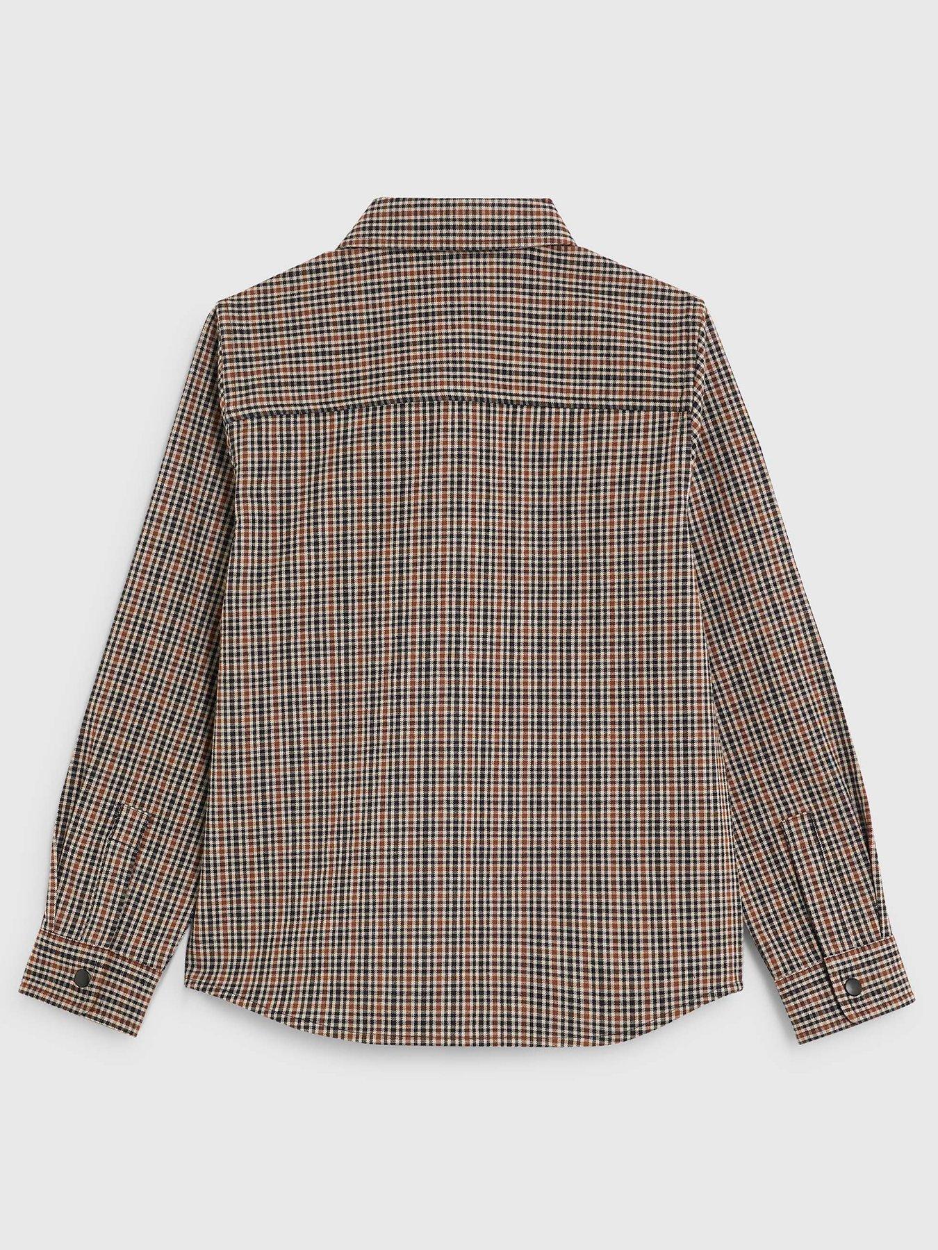 Remi Boy's Button Front Shirt Marine Stripe main image 0