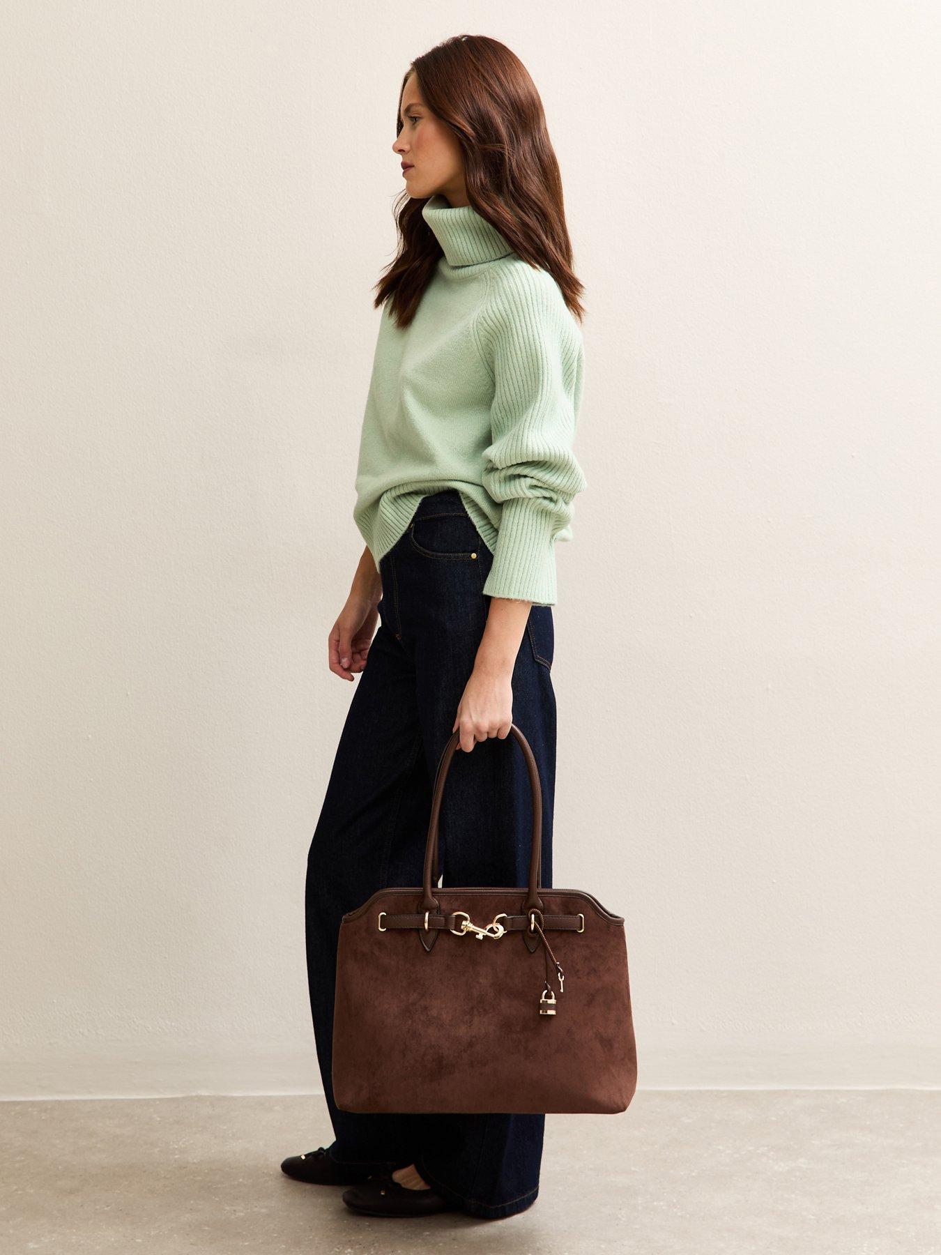 Image 3 of 4 of New Look Mint Green Rib Roll Neck Jumper