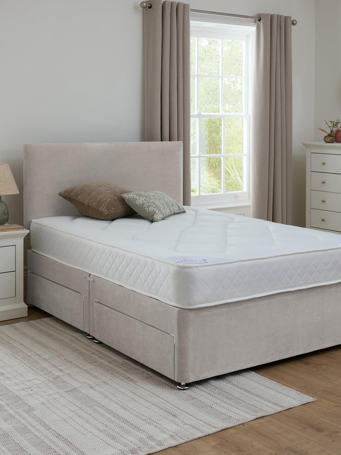 Shire Beds Tivoli Quilted Comfort Small Double Divan