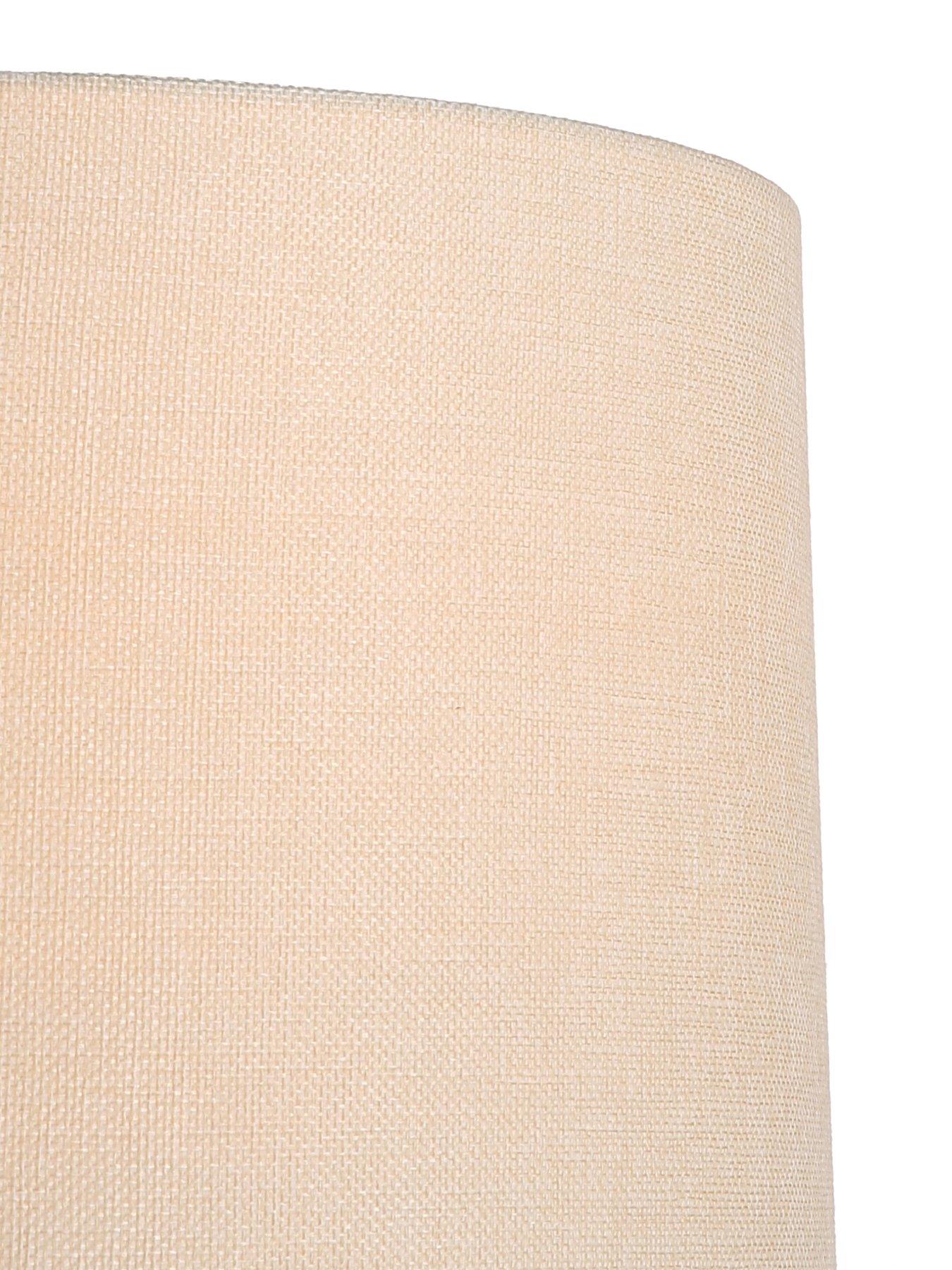 Image 6 of 6 of The Very Collection Bobbin Floor Lamp With Linen Shade