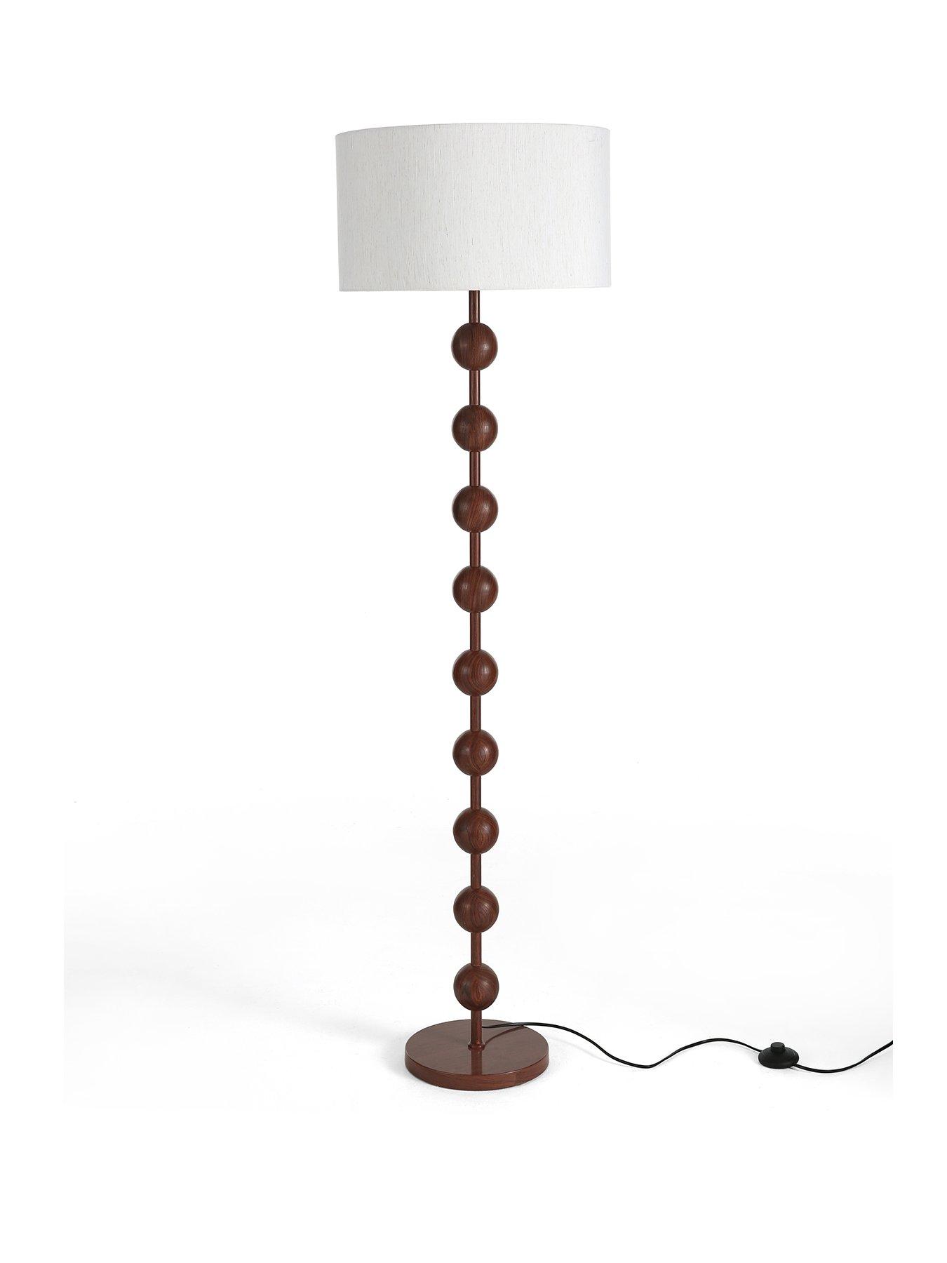 Image 2 of 7 of The Very Collection Floor Lamp With Linen Shade