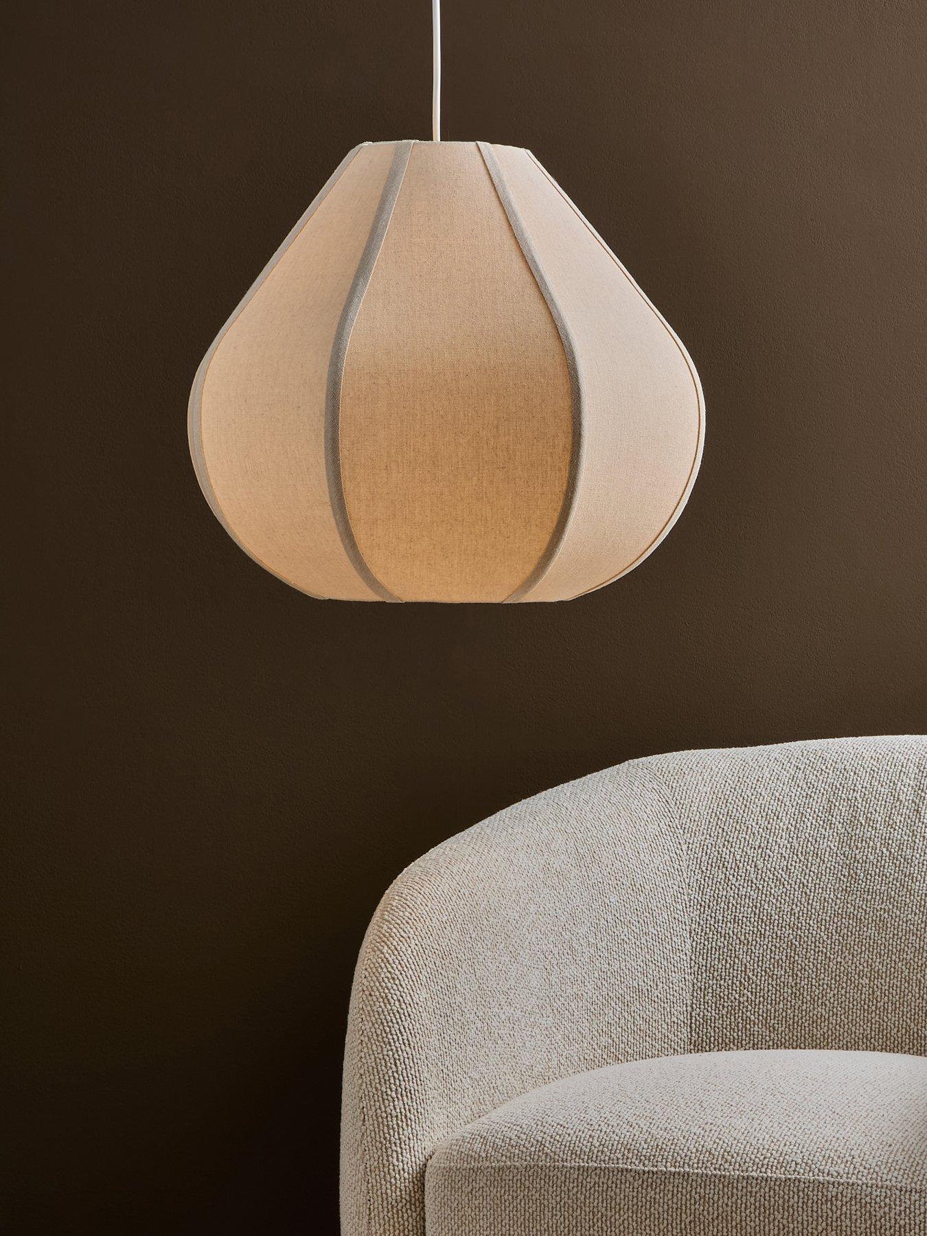 Image 1 of 6 of The Very Collection Tear Drop Linen Wire Frame Easy Fit