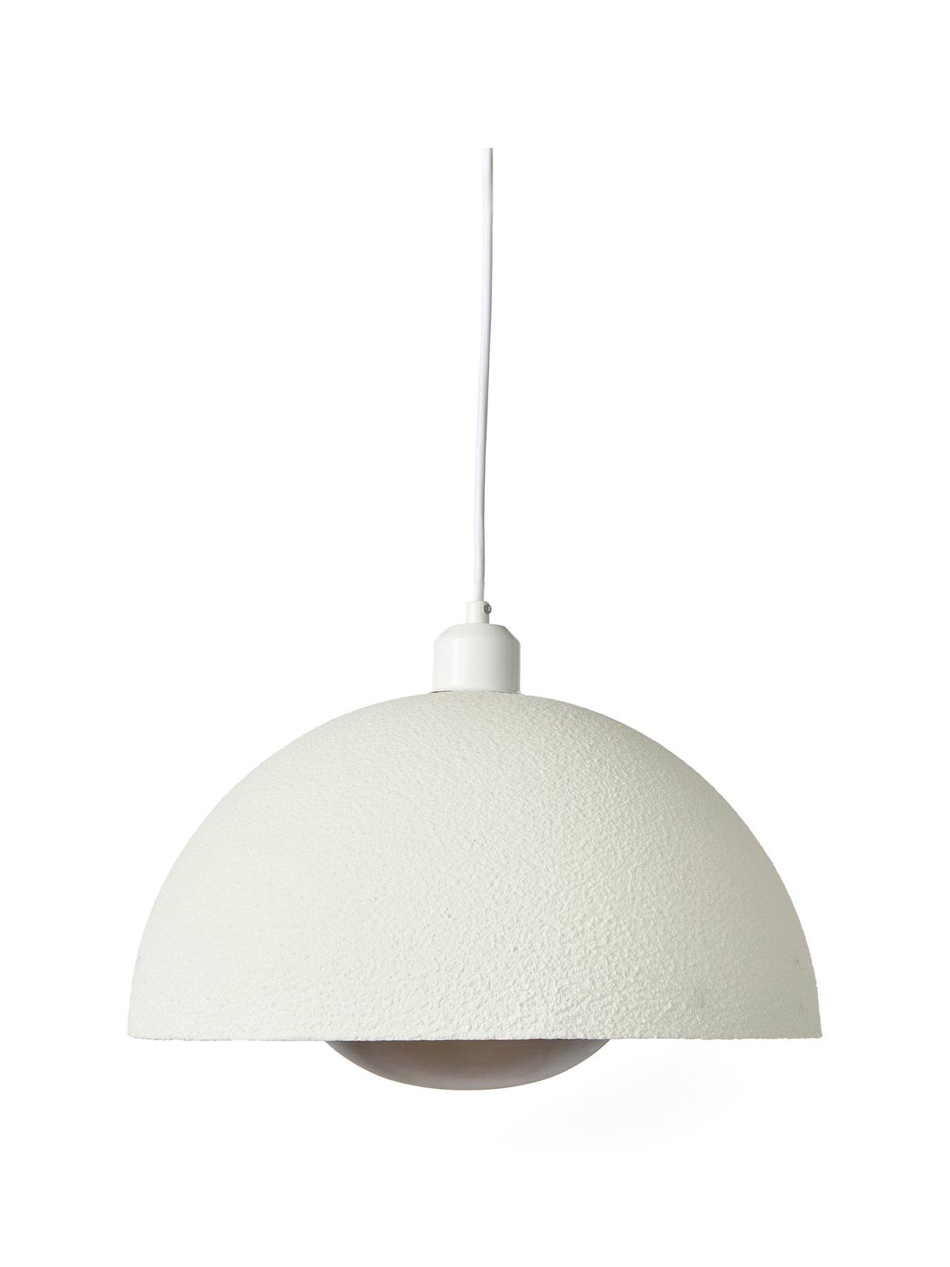 Image 2 of 5 of Michelle Keegan Home Textured Metal Dome Easy Fit Shade