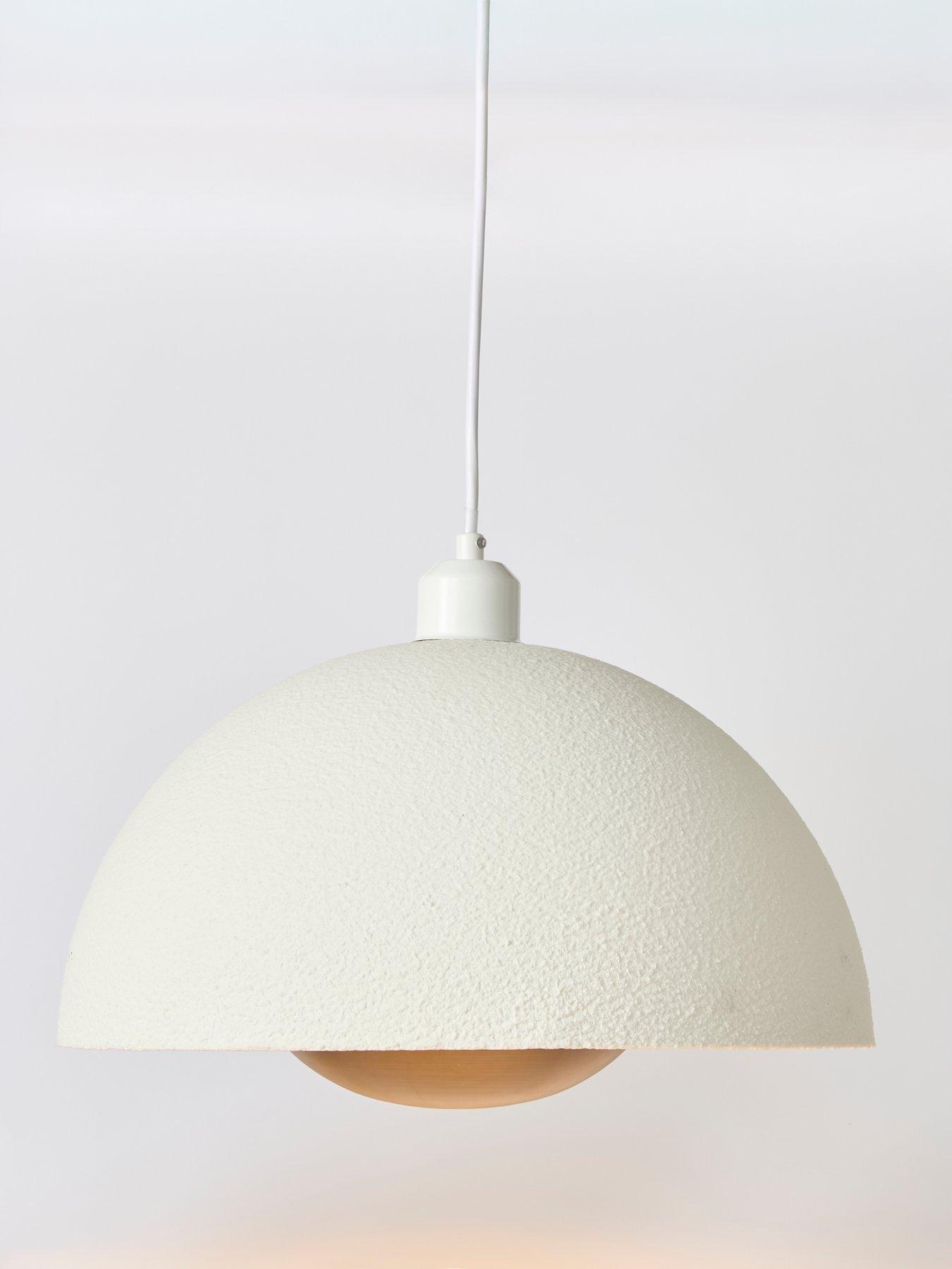 Image 3 of 5 of Michelle Keegan Home Textured Metal Dome Easy Fit Shade