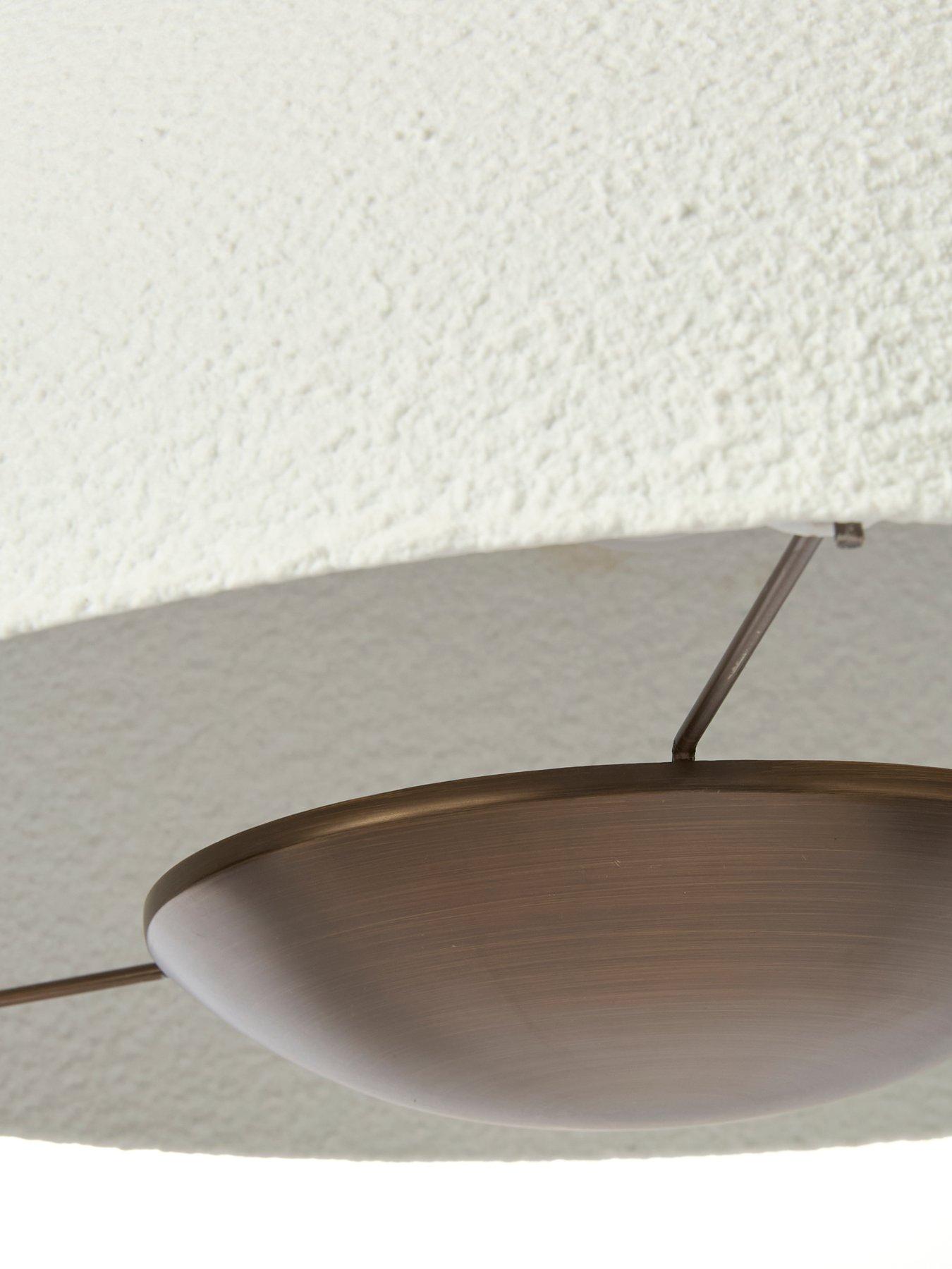Image 5 of 5 of Michelle Keegan Home Textured Metal Dome Easy Fit Shade