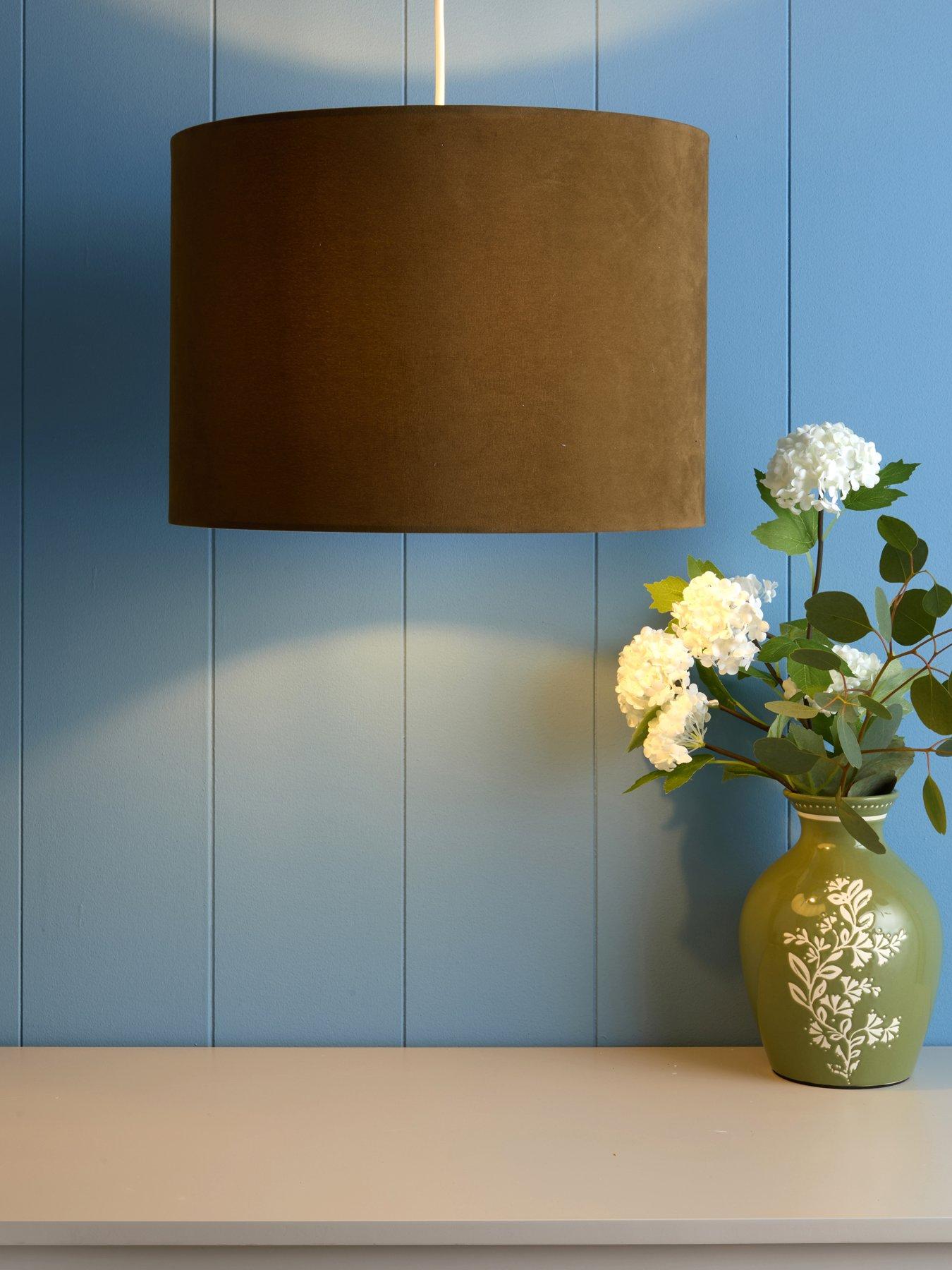 The Very Collection Langley Velvet Easy Fit Shade 35cm