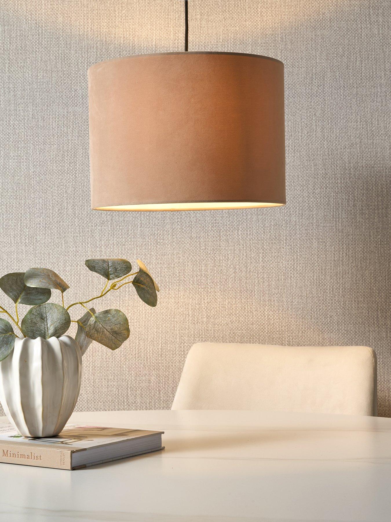 The Very Collection Langley Velvet Easy Fit Shade 35cm