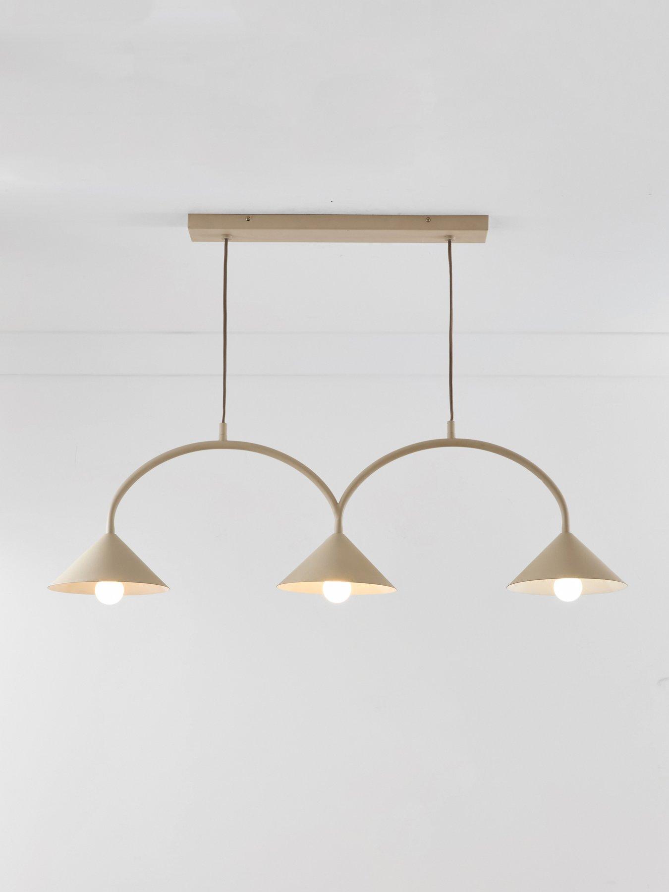 Image 3 of 6 of The Very Collection 3 Lighting Conical Pendant Bar