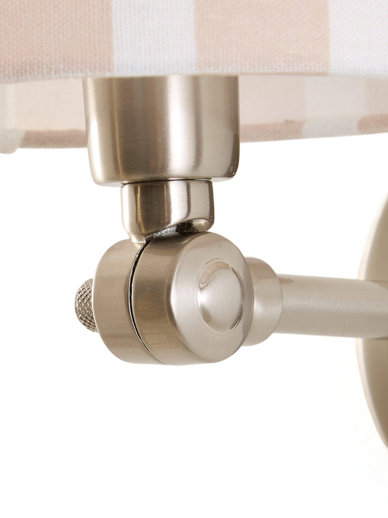 Image 5 of 7 of The Very Collection Rechargeable Wall Light With Striped Shade