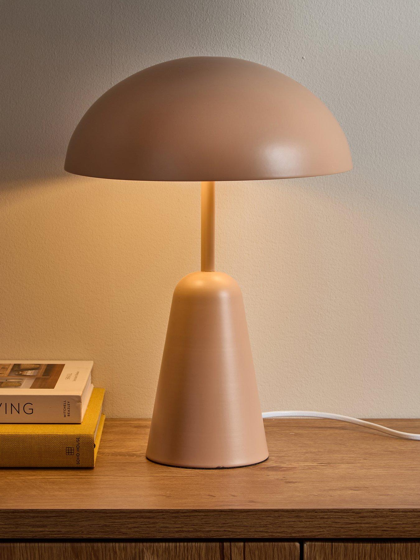 Image 1 of 5 of The Very Collection Palm Dome Spun Table Lamp