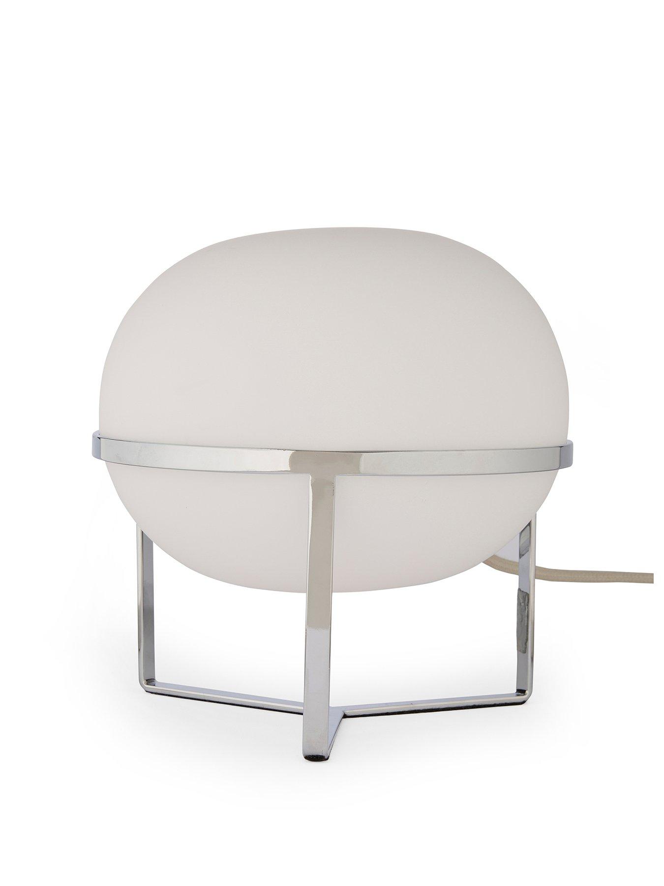 Image 2 of 6 of The Very Collection Frosted Sculptural Table Lamp