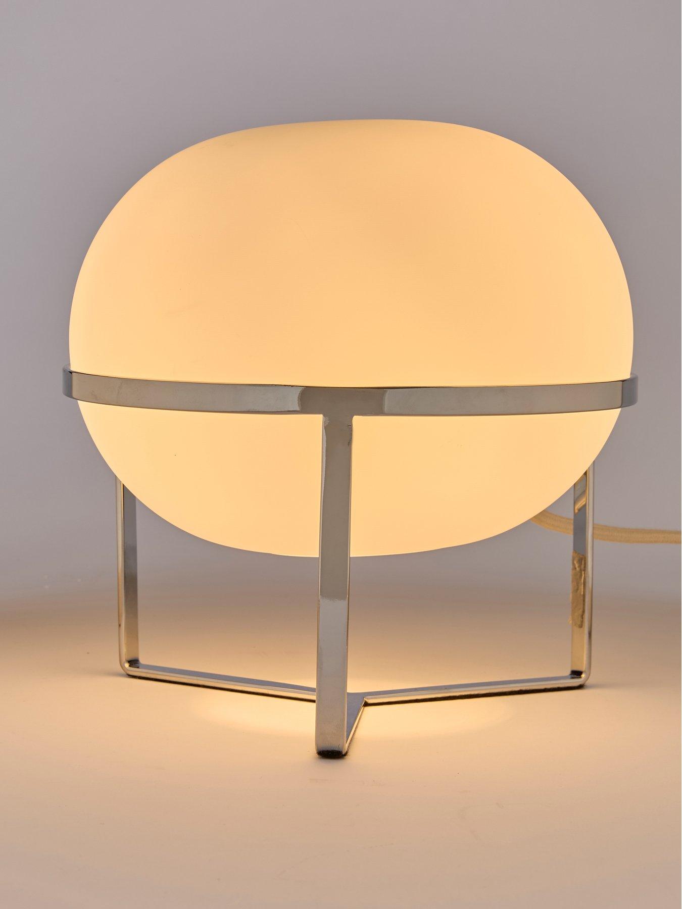 Image 3 of 6 of The Very Collection Frosted Sculptural Table Lamp