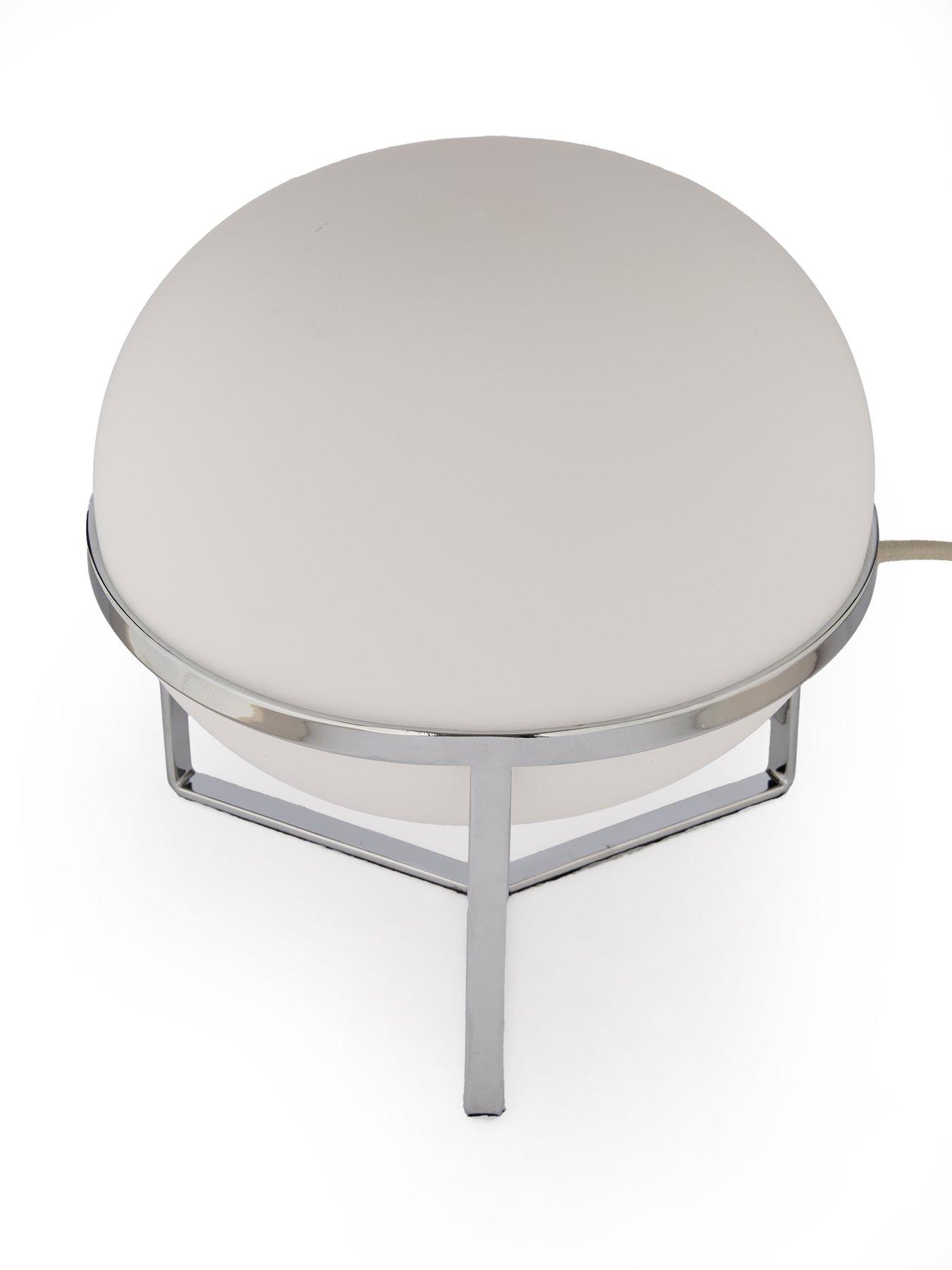 Image 4 of 6 of The Very Collection Frosted Sculptural Table Lamp