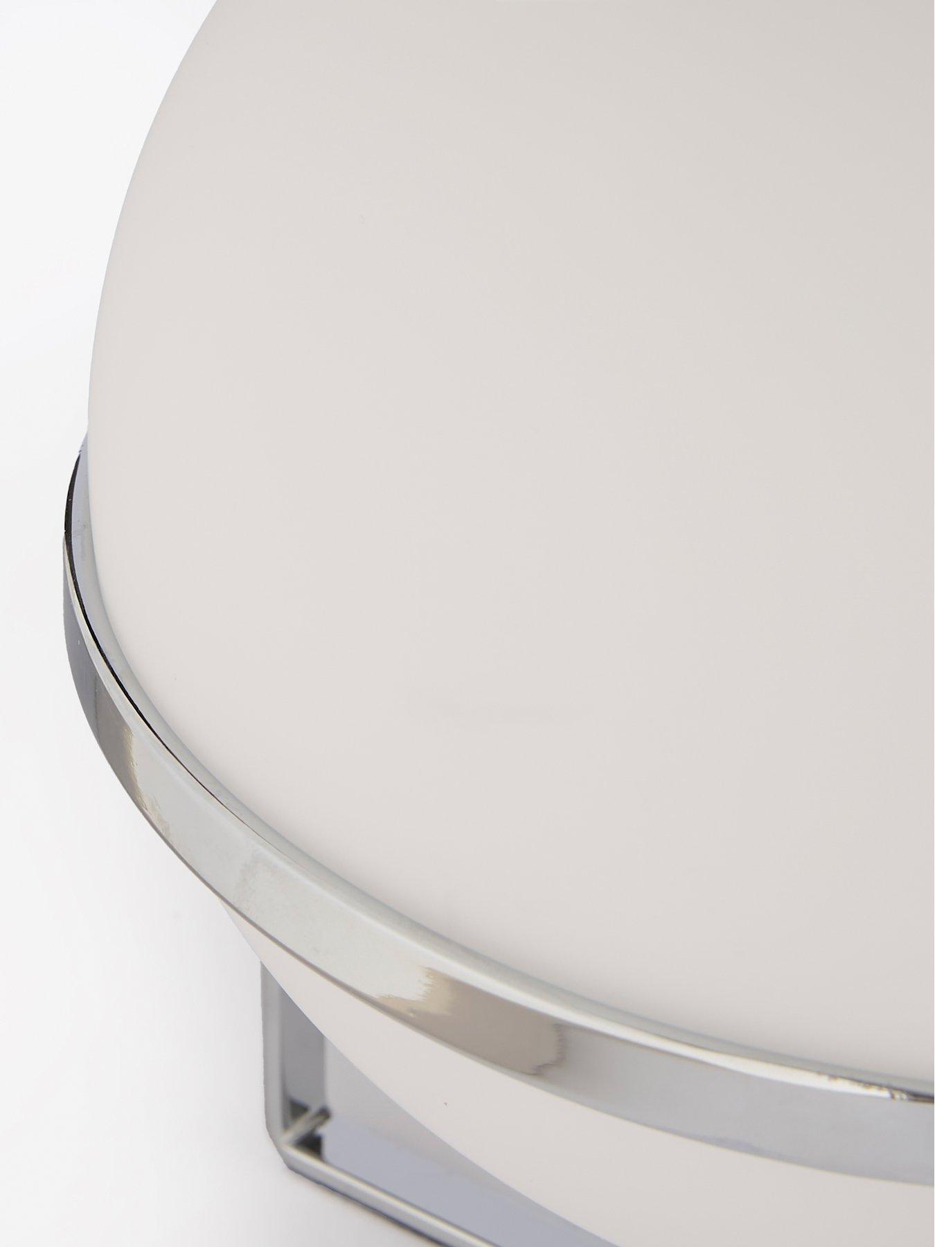 Image 5 of 6 of The Very Collection Frosted Sculptural Table Lamp