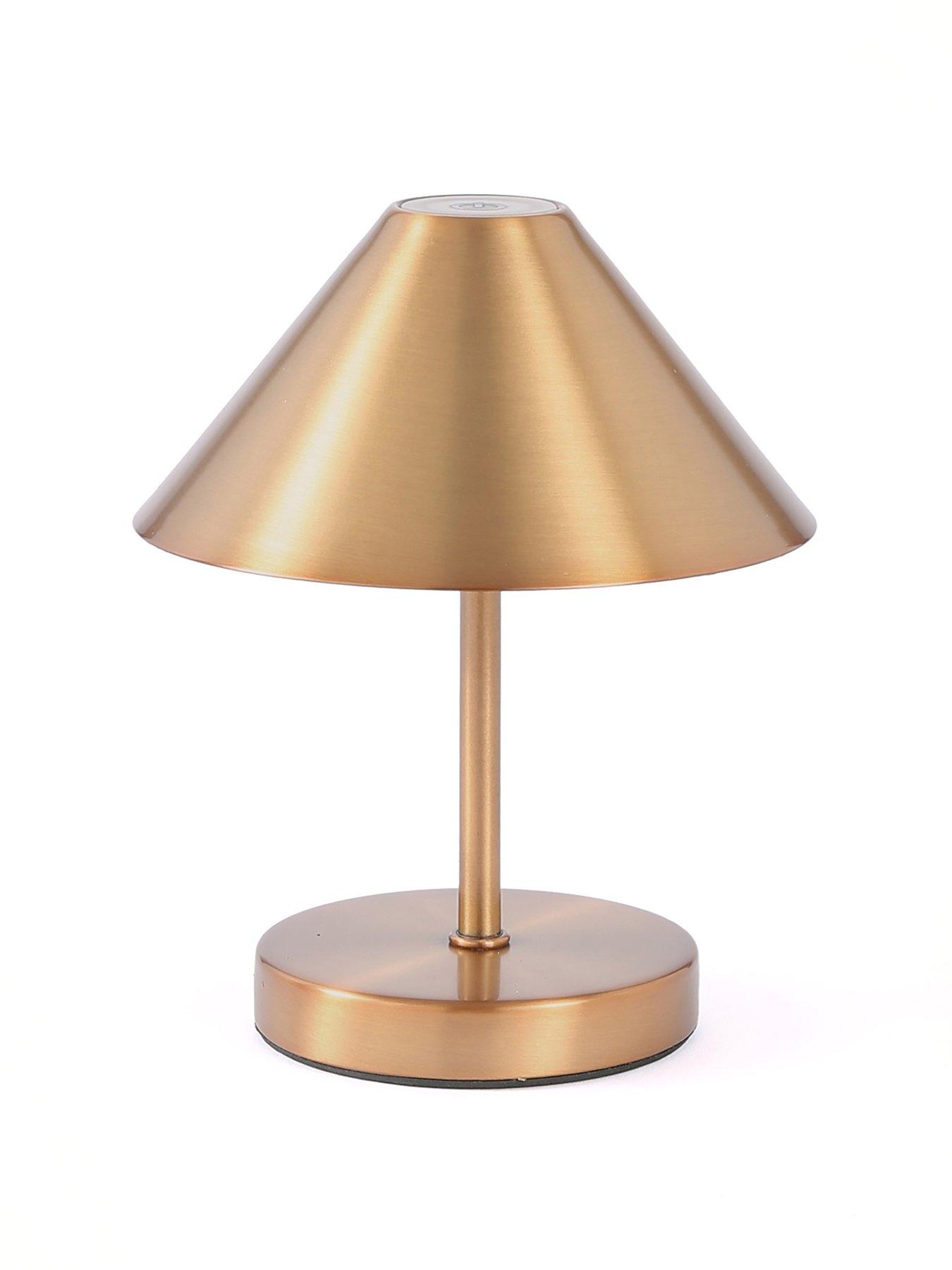 Image 2 of 6 of The Very Collection Petite Bronze Re-chargable Table Lamp