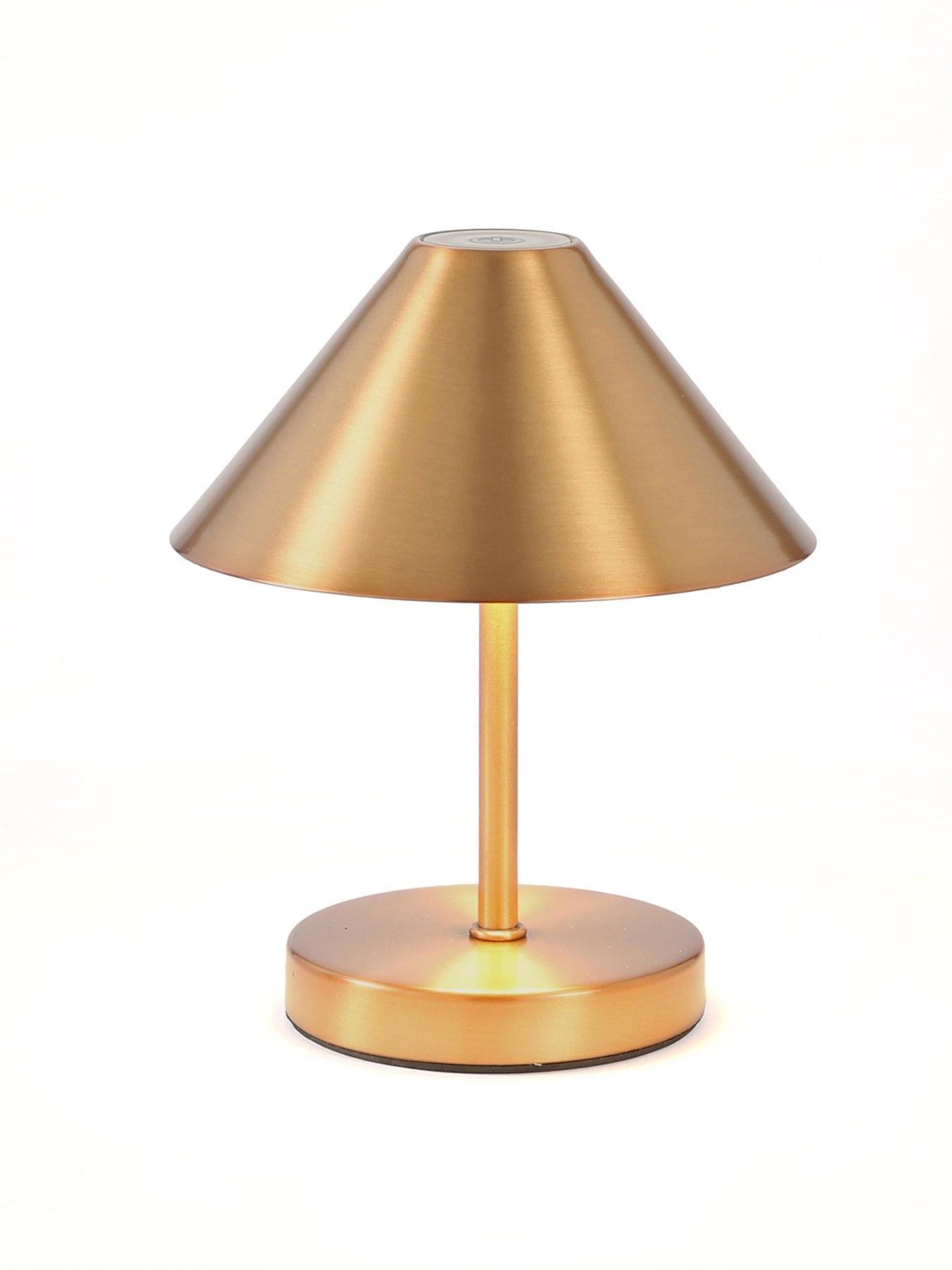 Image 3 of 6 of The Very Collection Petite Bronze Re-chargable Table Lamp