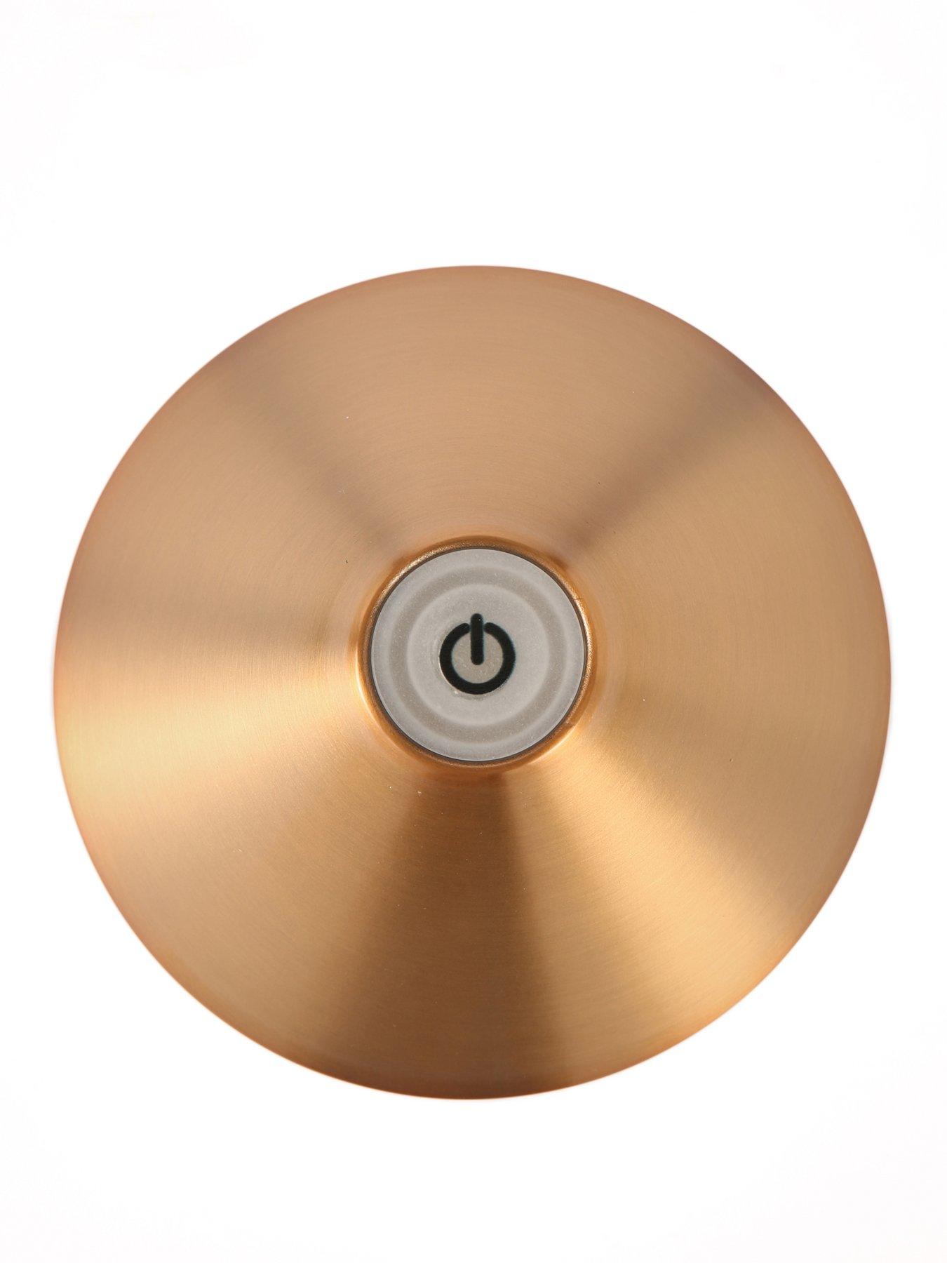 Image 4 of 6 of The Very Collection Petite Bronze Re-chargable Table Lamp