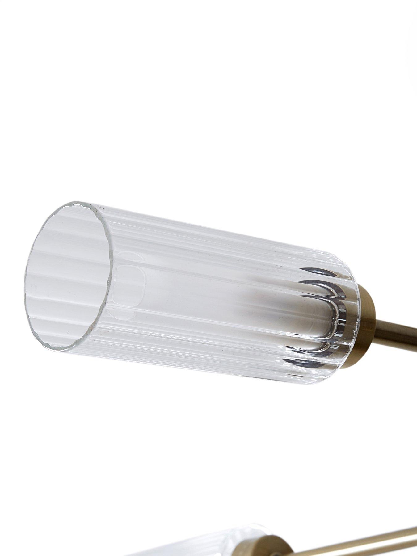Image 4 of 5 of The Very Collection Ribbed Glass Ceiling Light