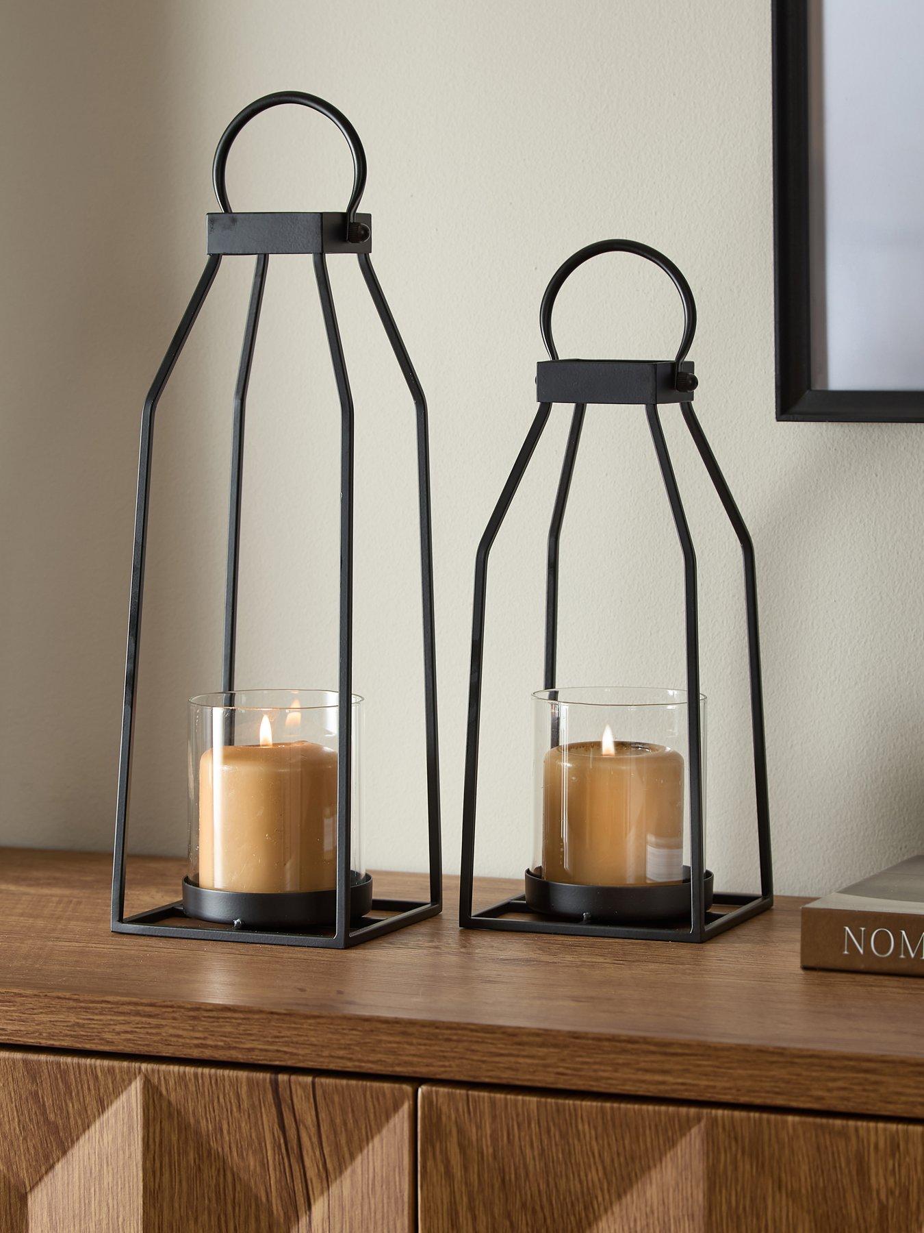 The Very Collection Set Of 2 Metal Lanterns