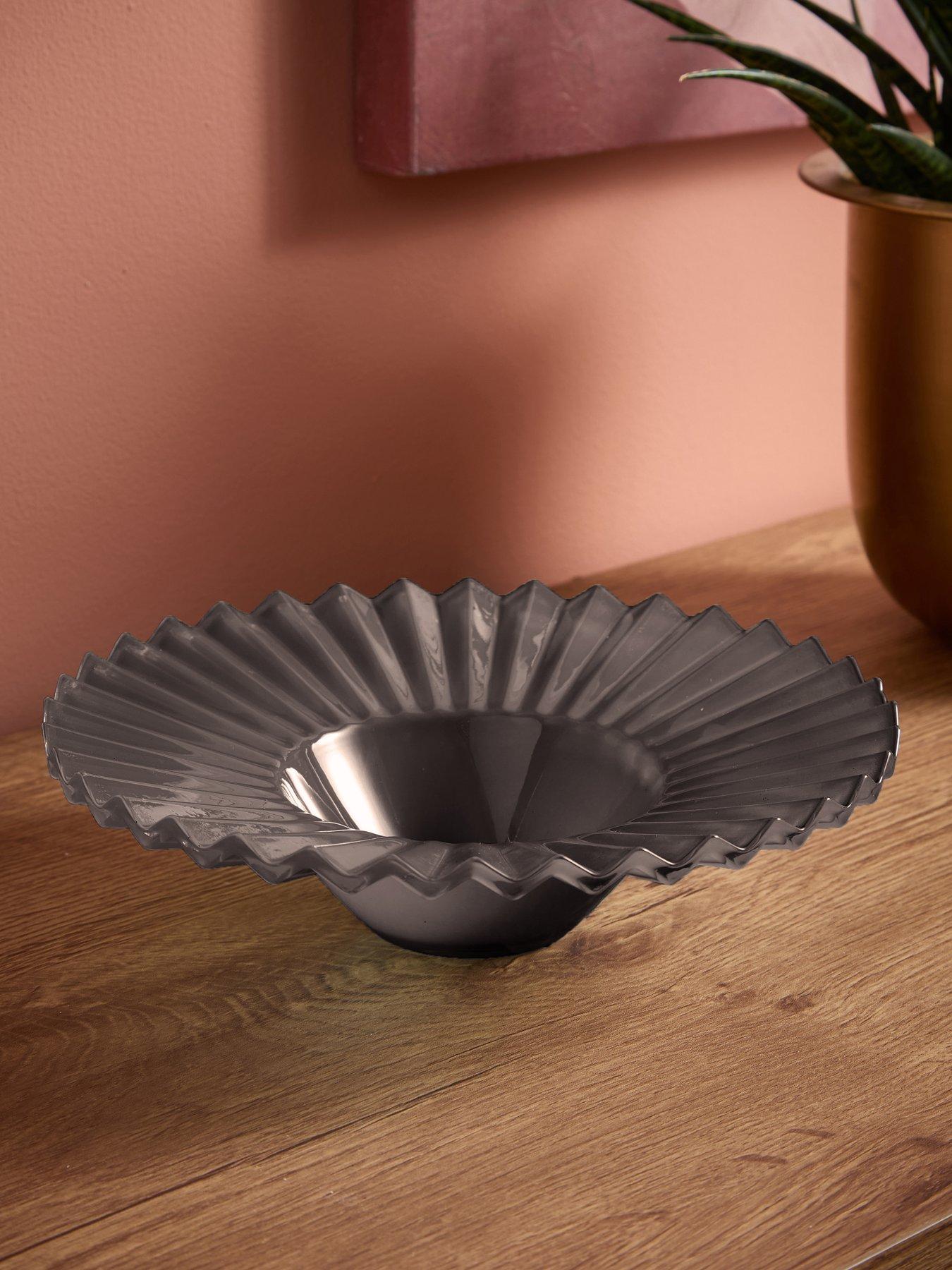 Image 1 of 6 of The Very Collection Fluted Fan Deco Bowl