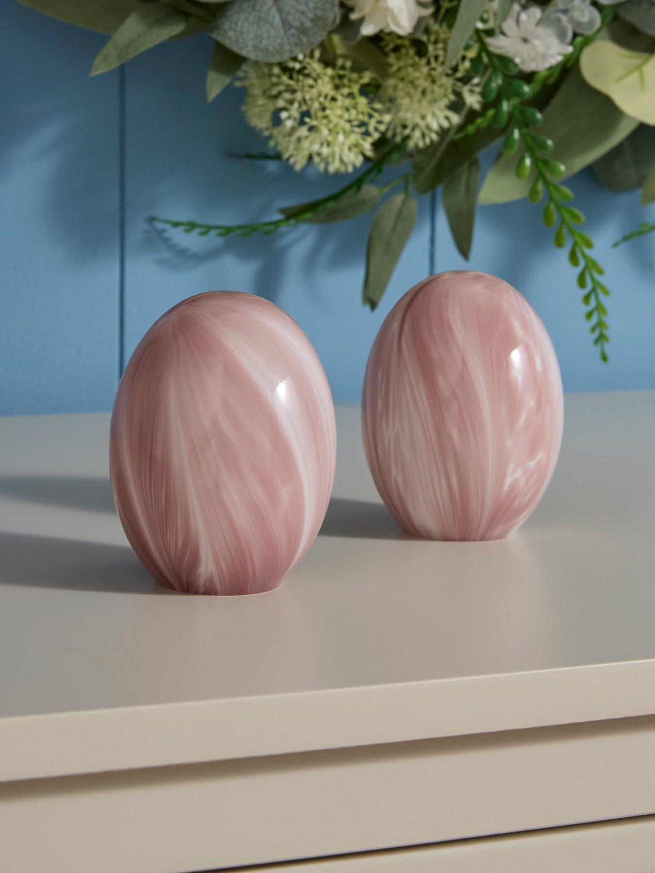 The Very Collection Set Of 2 Glass Eggs
