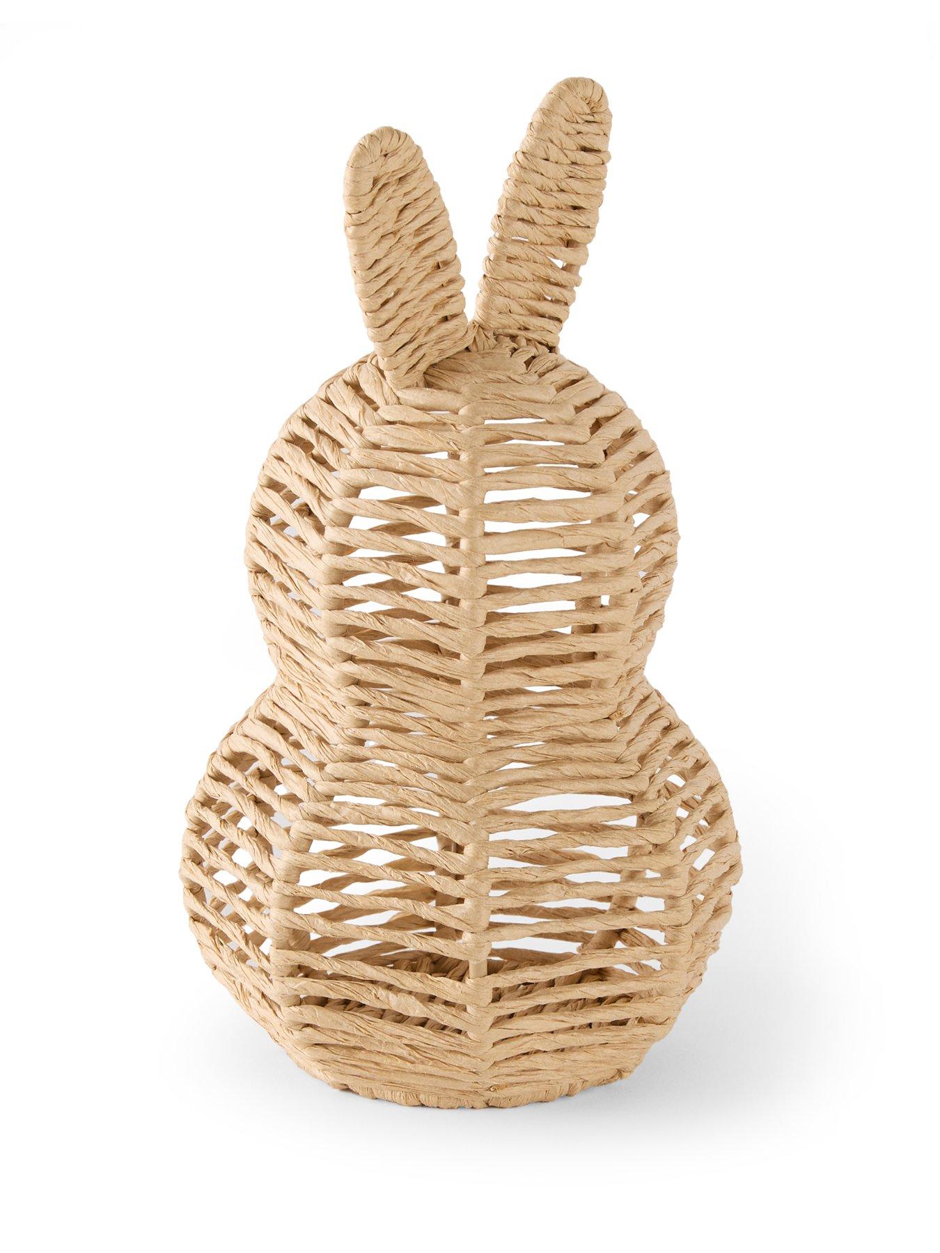 Image 3 of 6 of The Very Collection Natural Woven Rabbit