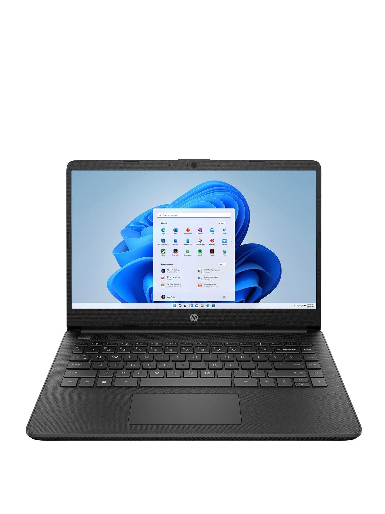 undefined 14s-dq0007na Laptop - 14 in  - Intel Celeron N4120 - 4GB RAM - 64GB  - Black