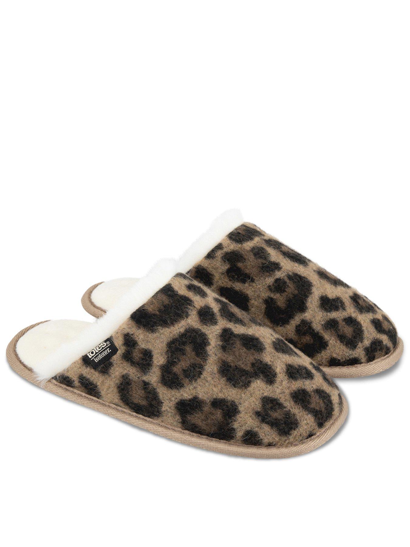 Mule Slippers Leopard Isotoner Slippers Women's Ballet Slippers