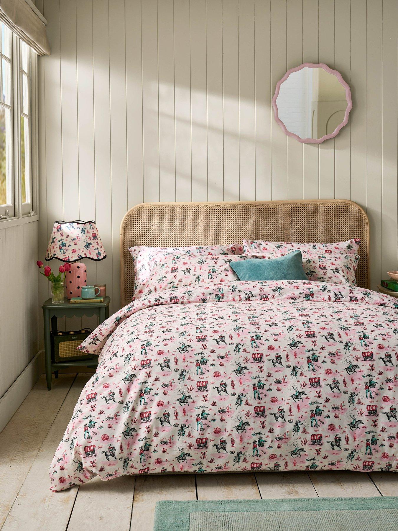 Cath Kidston Cow Girl 100% Cotton Quilt Set