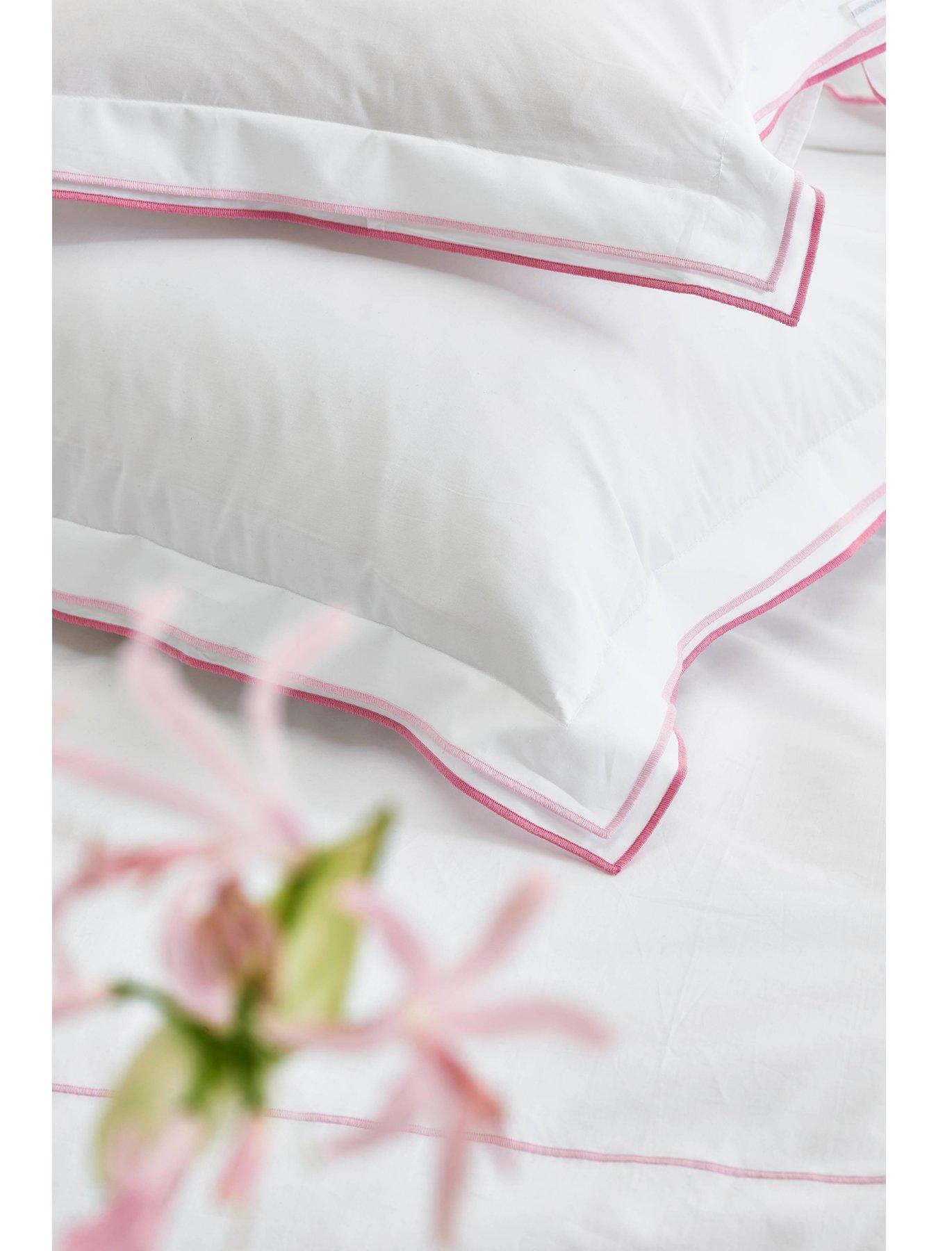 Image 4 of 5 of Designers Guild Astor 100% Cotton Quilt Set Fuchsia Pink